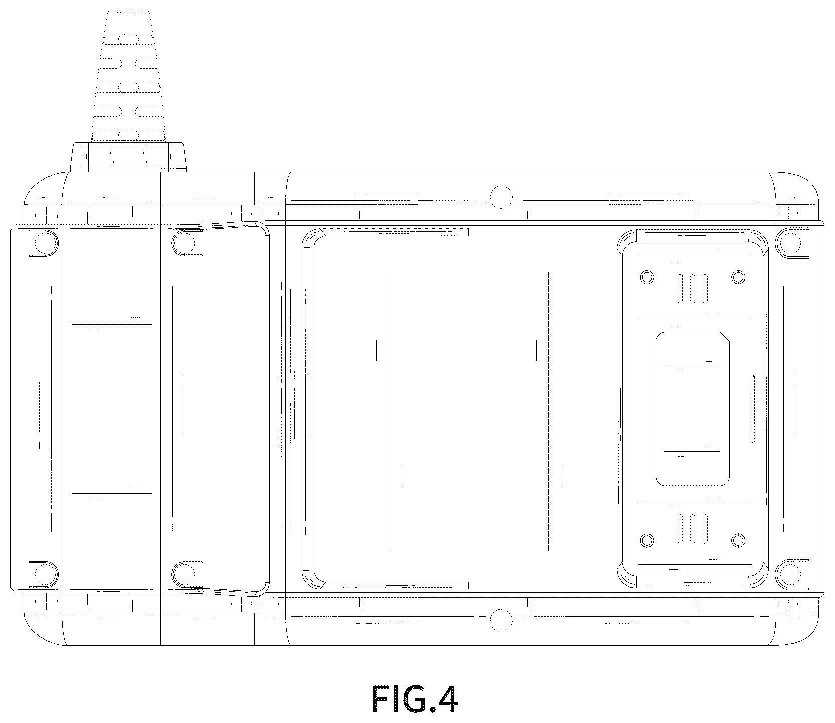 Patent USD1077018 Figure 4 – Endoscope camera dual-lens