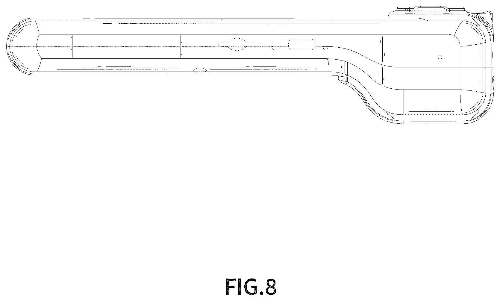 Patent USD1077018 Figure 8 – Endoscope camera dual-lens