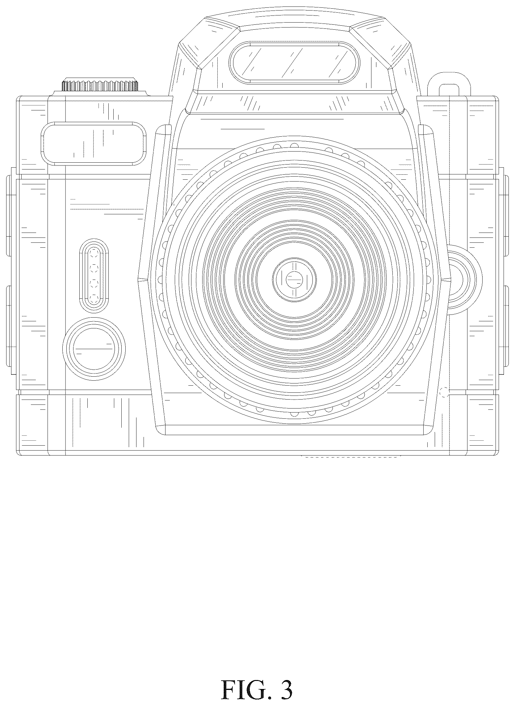 Patent USD1077019 Figure 3 – Camera