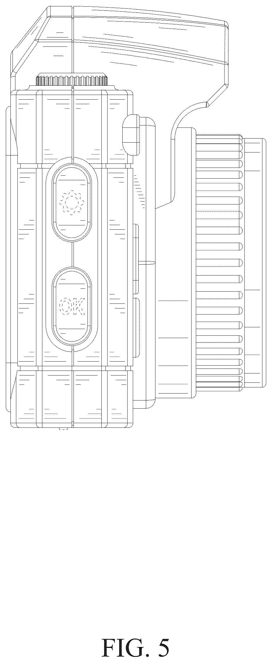 Patent USD1077019 Figure 5 – Camera