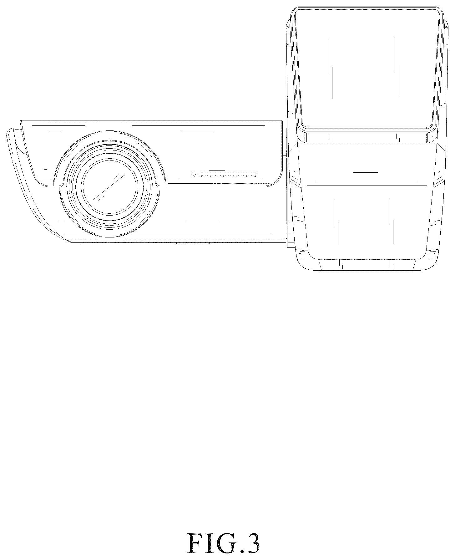 Patent USD1077024 Figure 3 – Dash camera