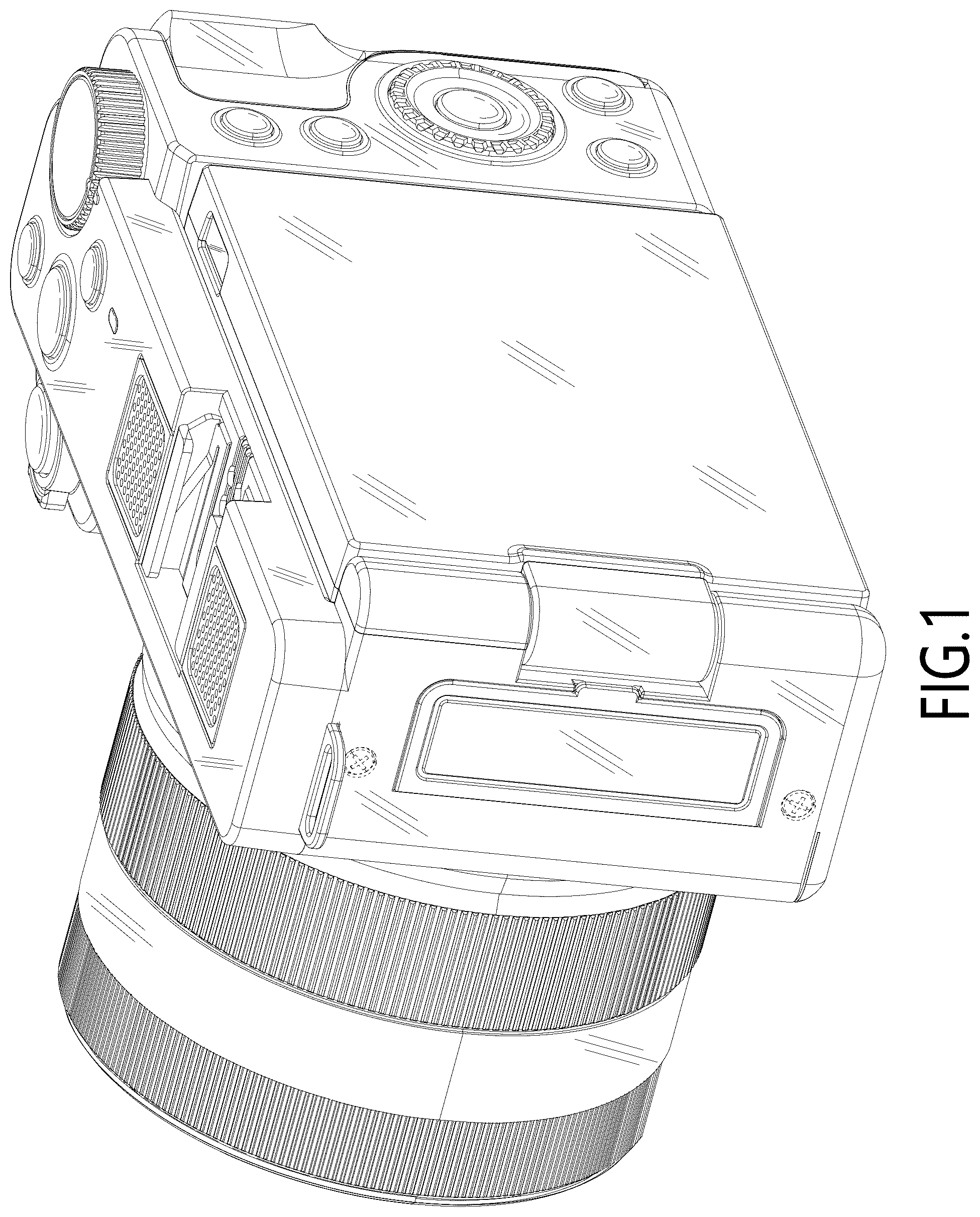 Patent USD1077025 — Camera — Figure 1