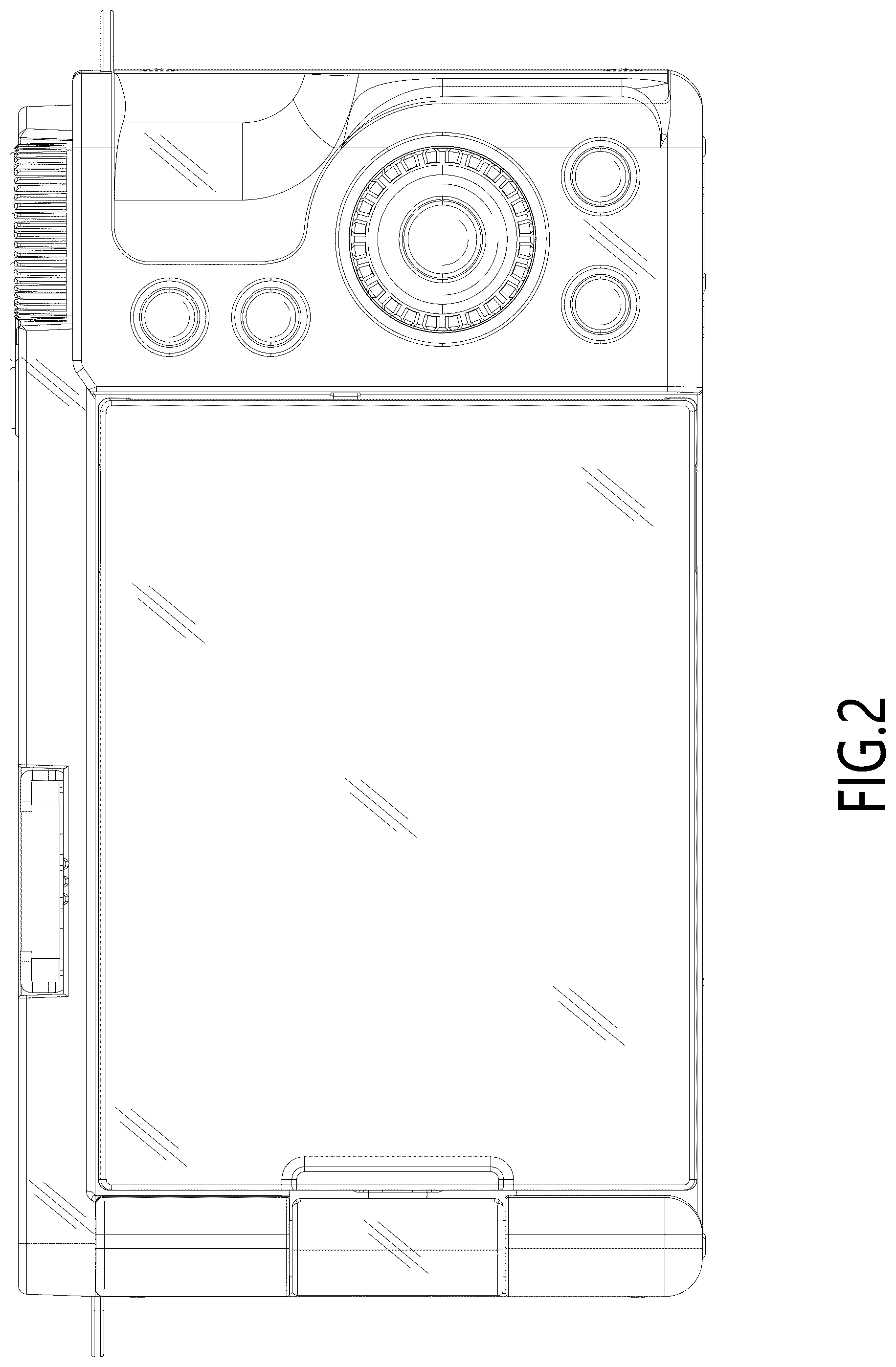 Patent USD1077025 Figure 2 – Camera