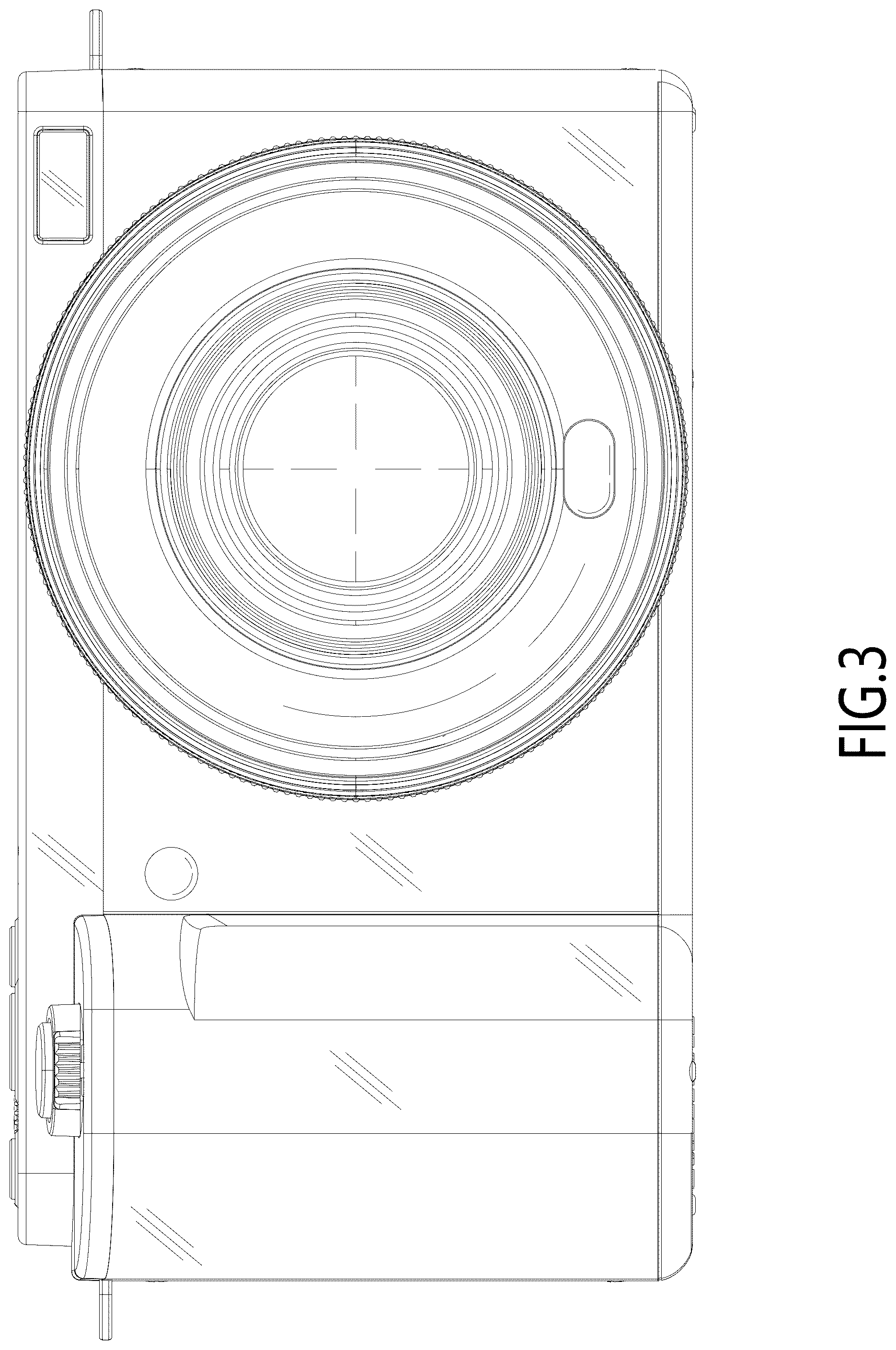 Patent USD1077025 Figure 3 – Camera
