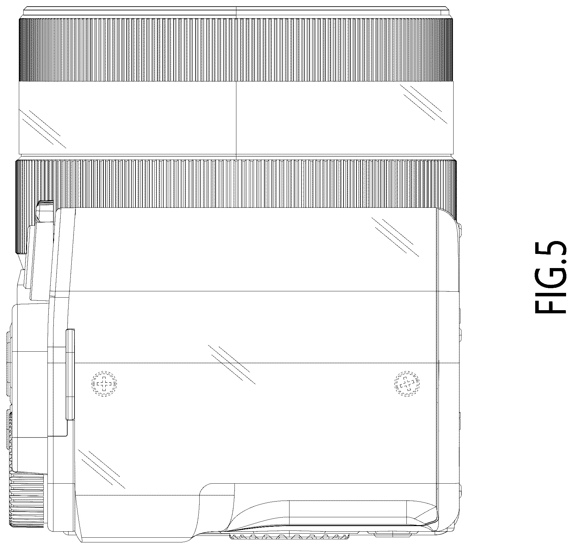 Patent USD1077025 Figure 5 – Camera