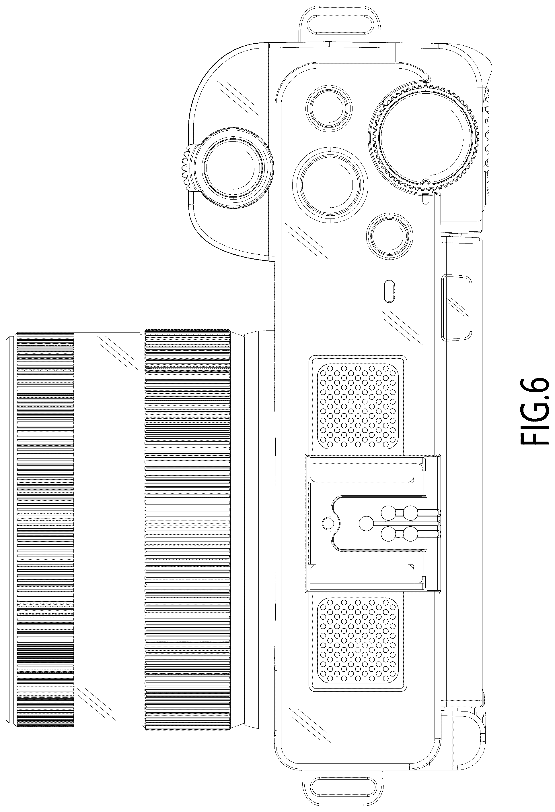 Patent USD1077025 Figure 6 – Camera