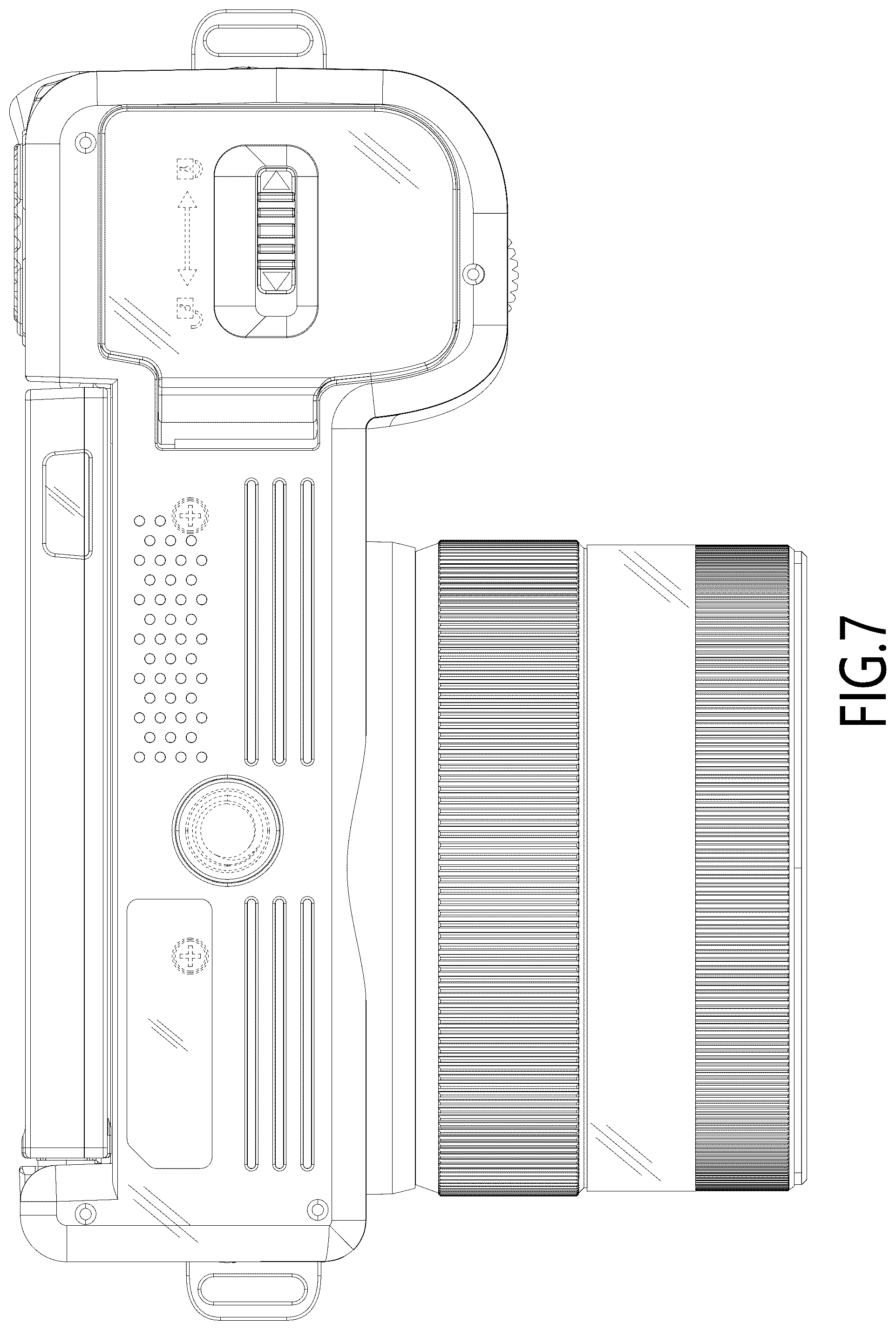 Patent USD1077025 Figure 7 – Camera