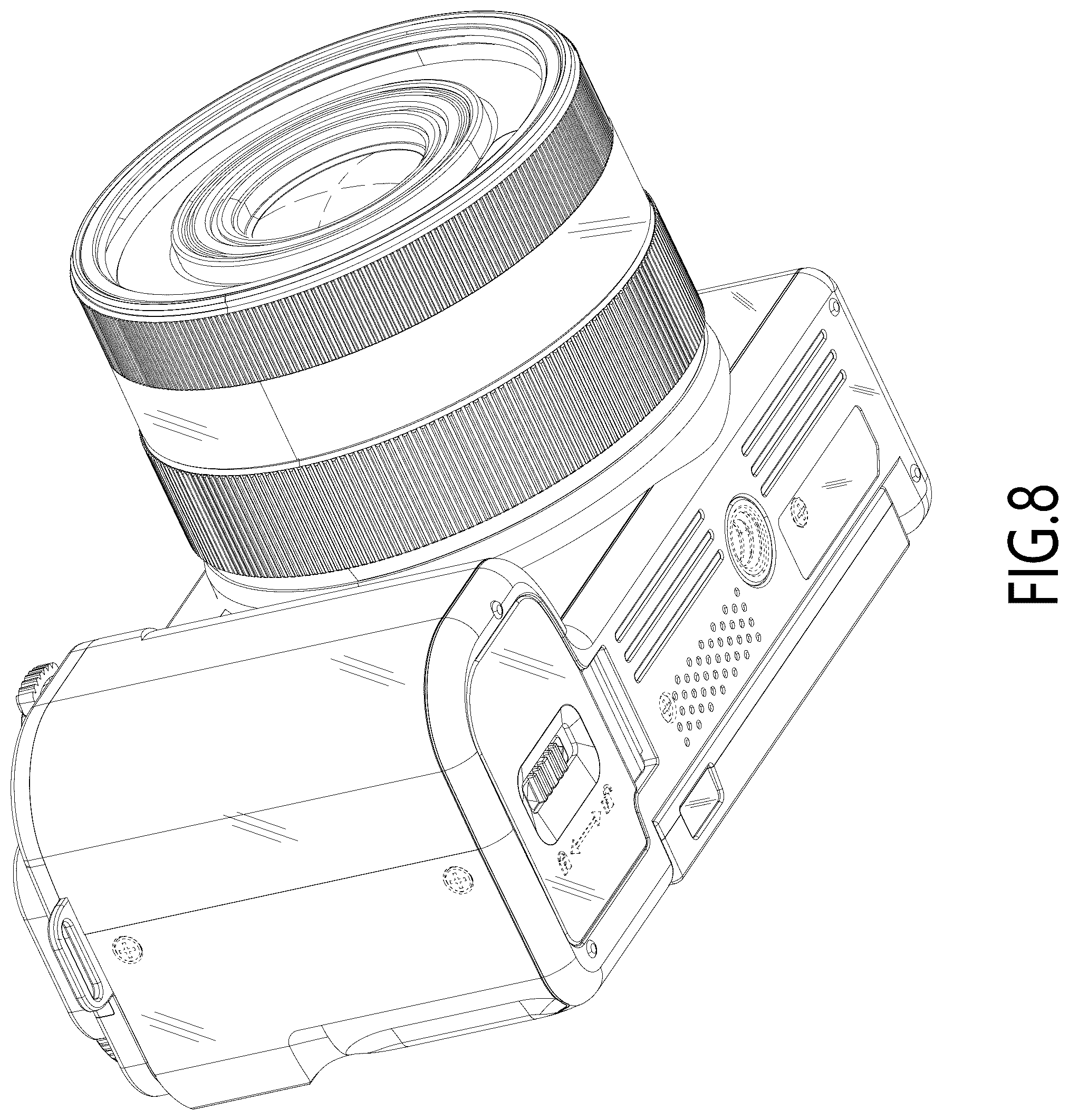 Patent USD1077025 Figure 8 – Camera