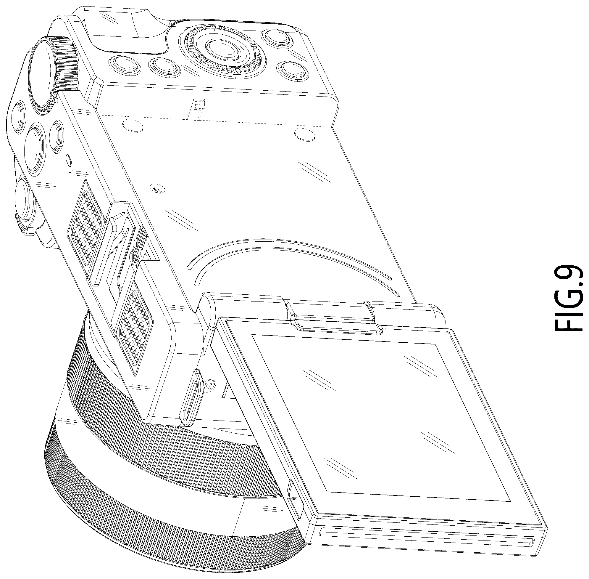Patent USD1077025 Figure 9 – Camera
