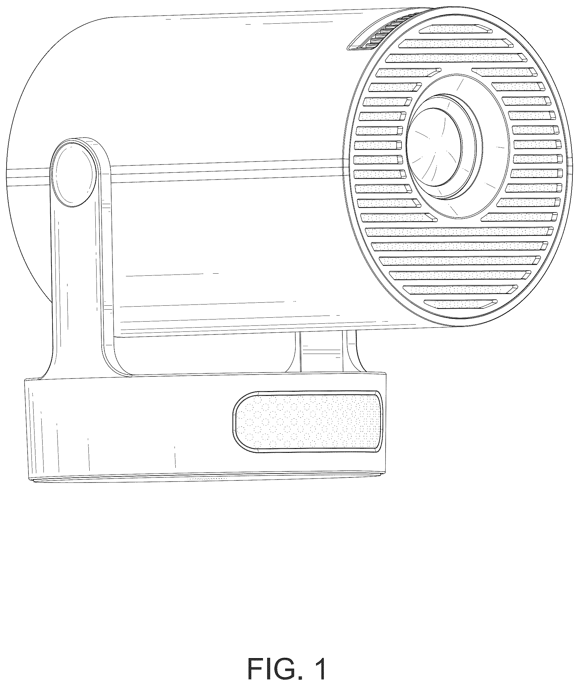 Patent USD1077028 Figure 1 – Projector