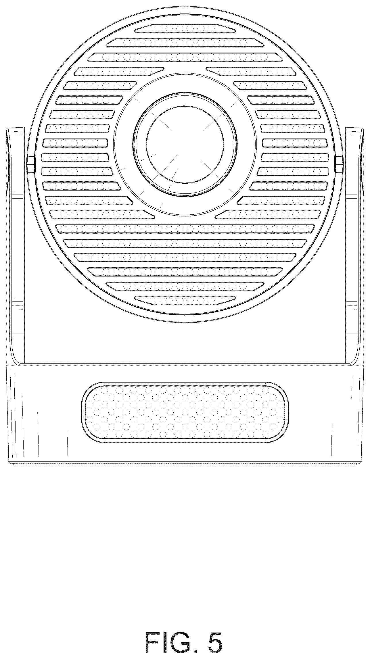 Patent USD1077028 Figure 5 – Projector