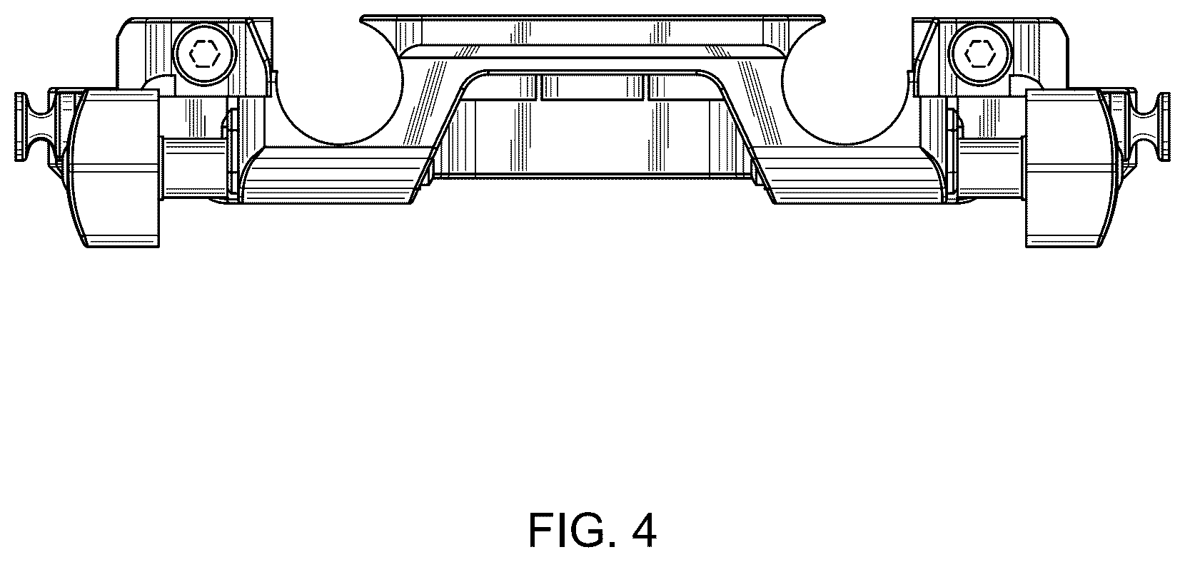 Patent USD1077031 Figure 4 – Support plate for cameras