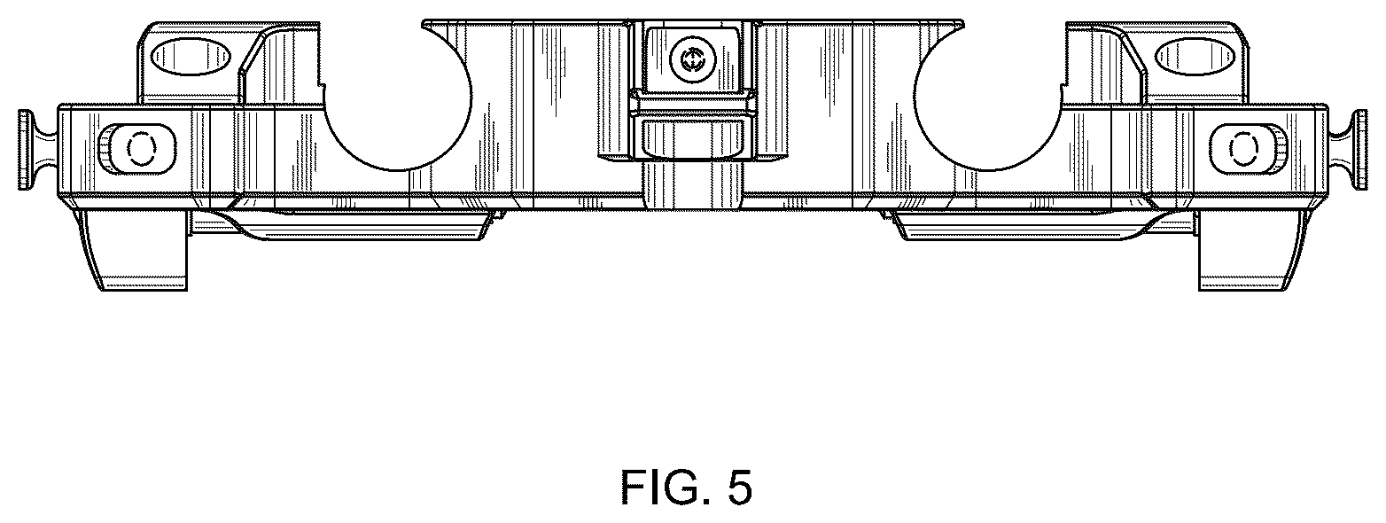 Patent USD1077031 Figure 5 – Support plate for cameras