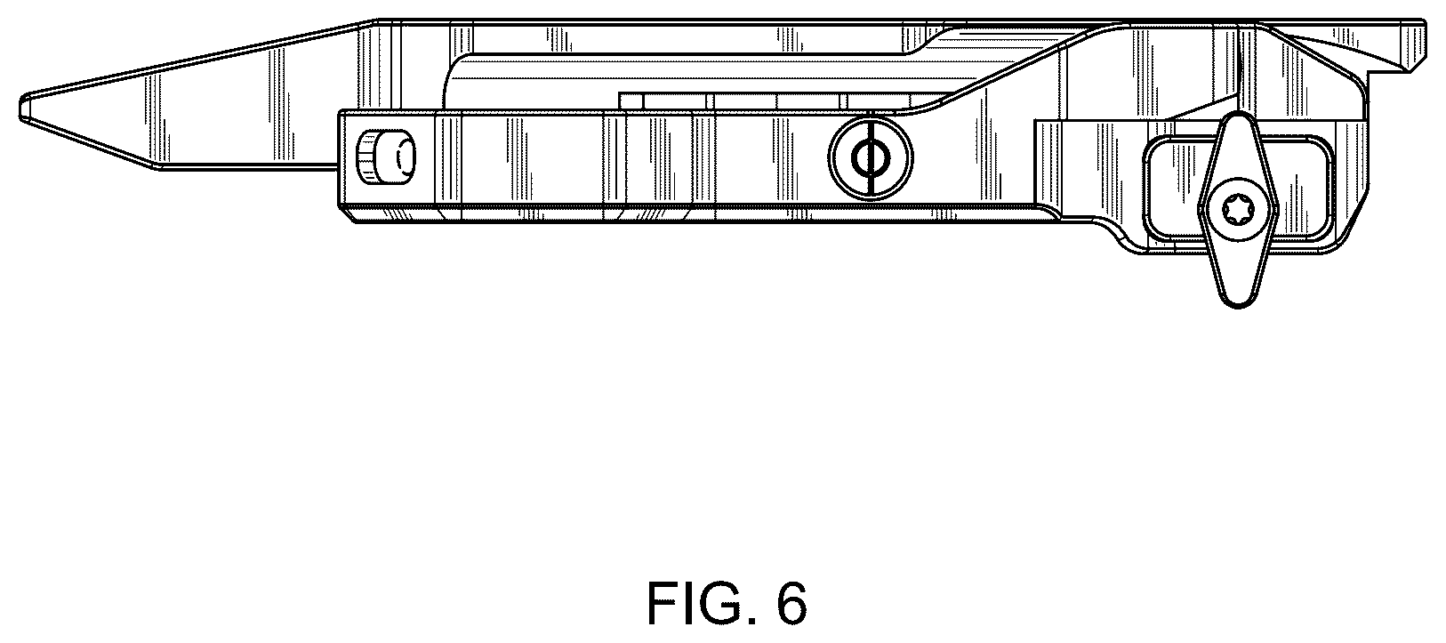 Patent USD1077031 Figure 6 – Support plate for cameras