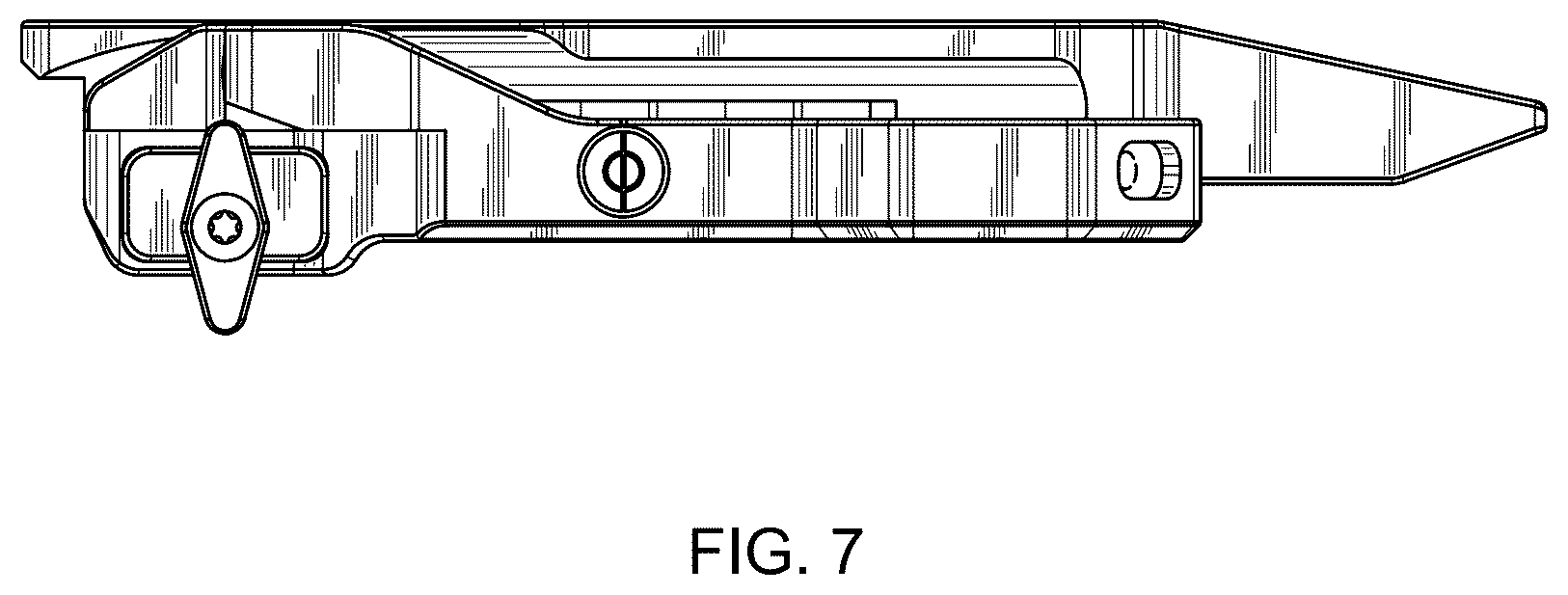 Patent USD1077031 Figure 7 – Support plate for cameras