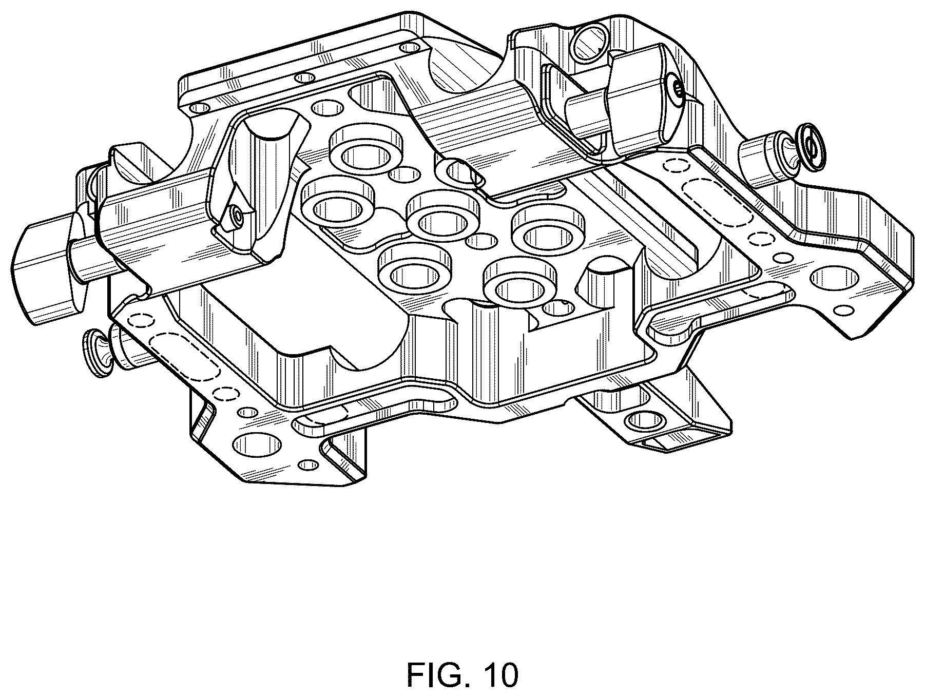 Patent USD1077031 Figure 10 – Support plate for cameras