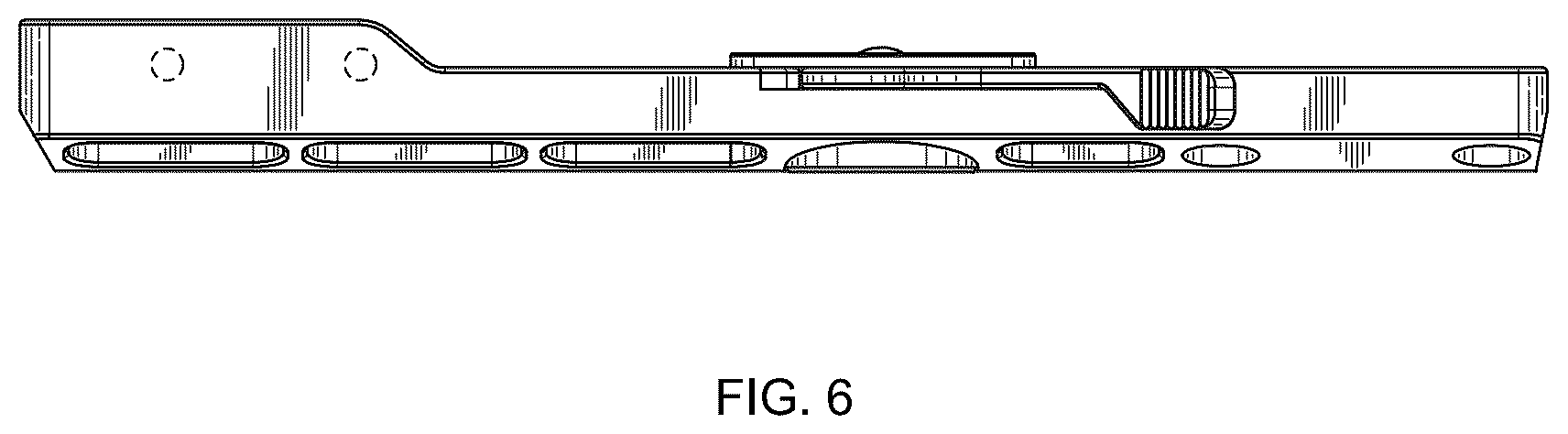 Patent USD1077033 Figure 6 – Support plate for cameras