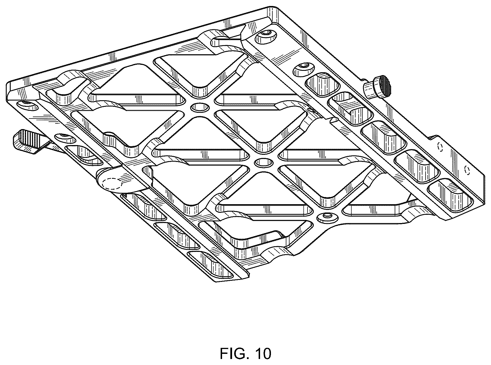 Patent USD1077033 Figure 10 – Support plate for cameras
