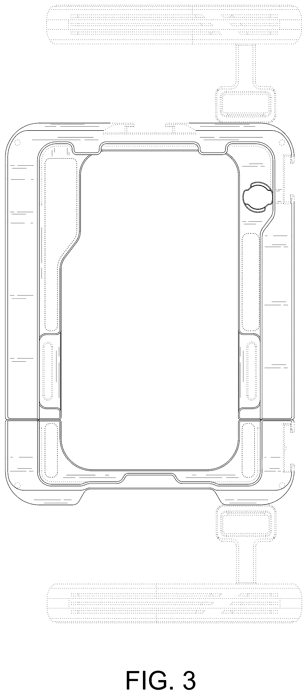 Patent USD1077035 Figure 3 – Phone cage