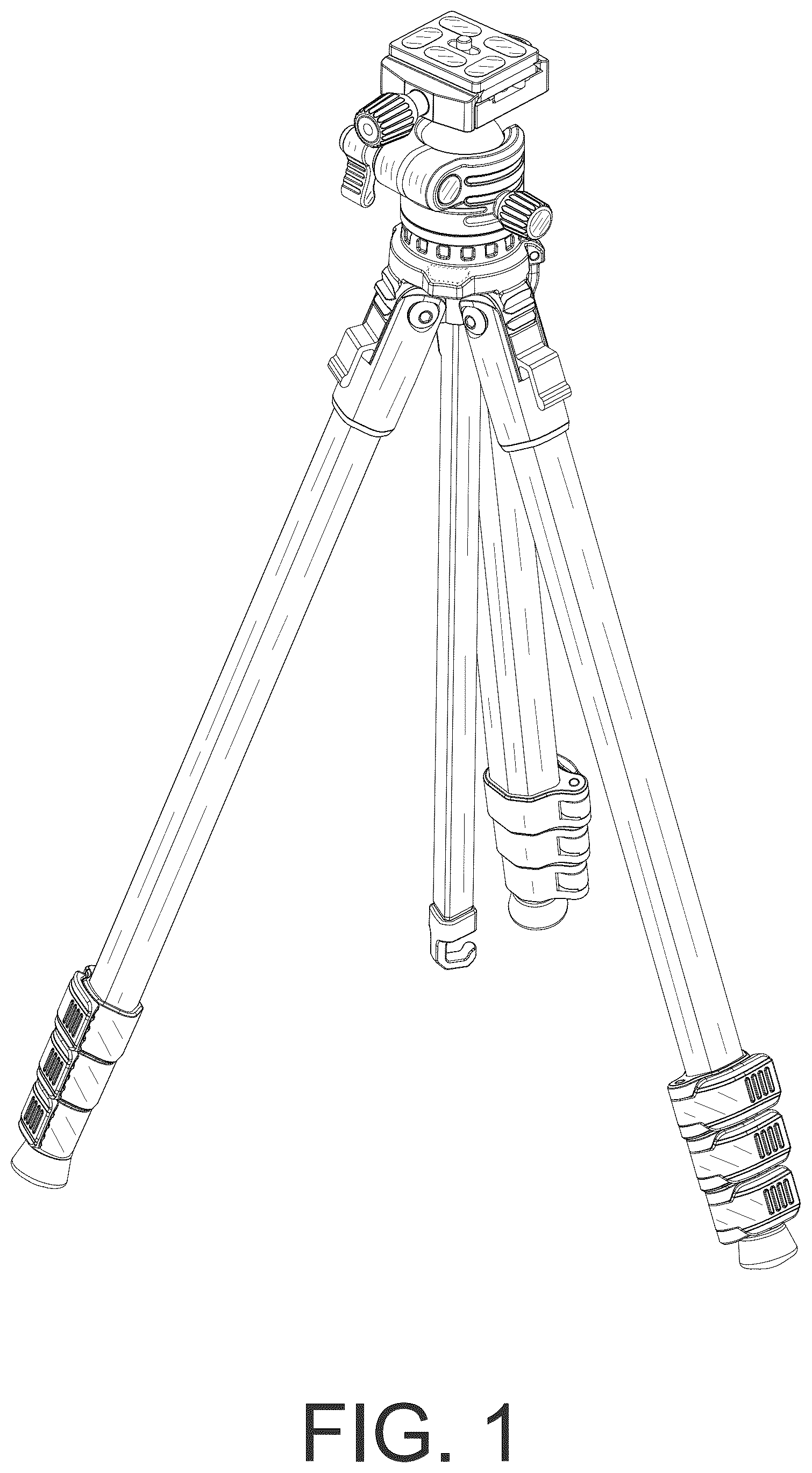 Patent USD1077036 Figure 1 – Tripod
