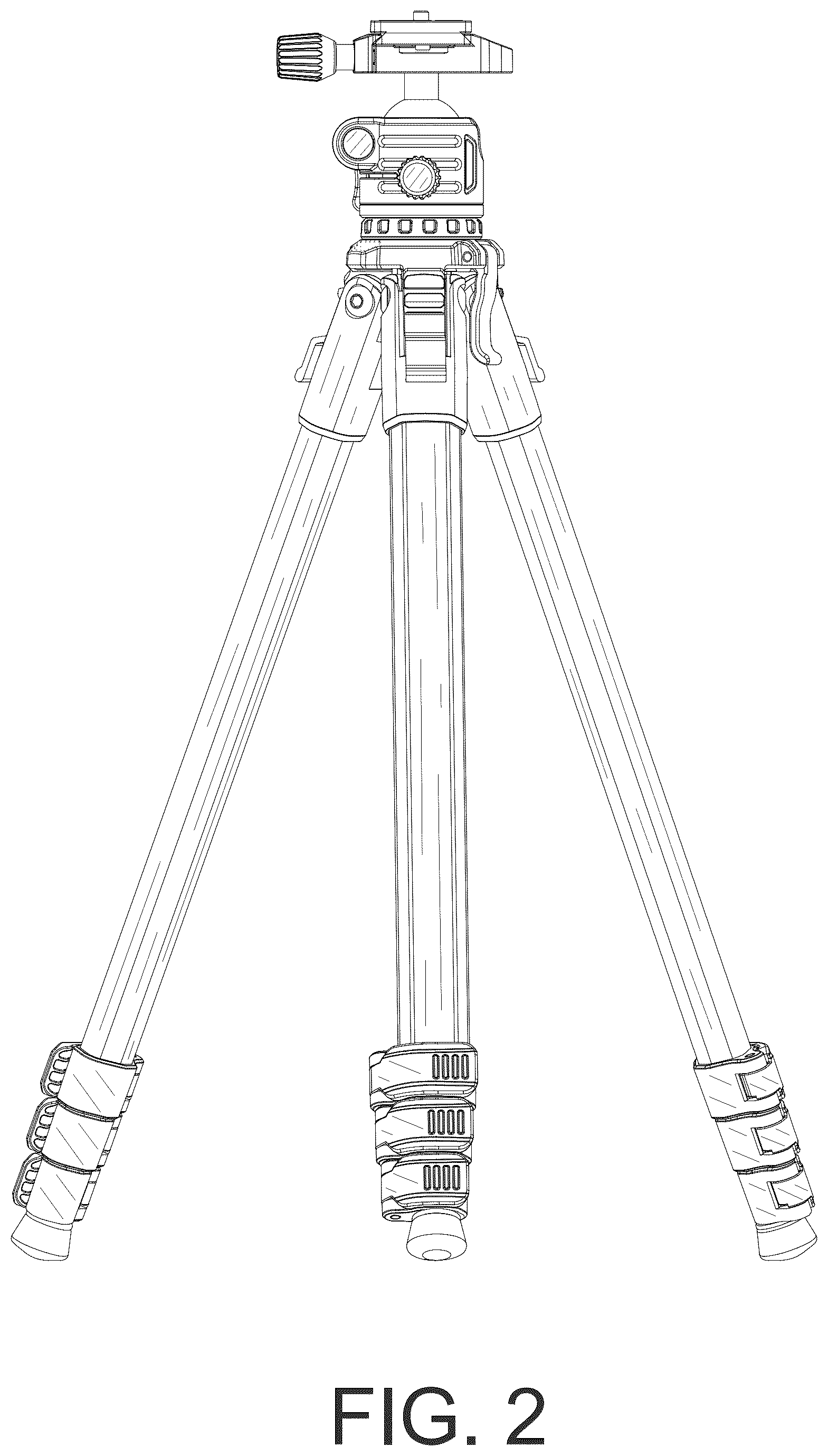 Patent USD1077036 Figure 2 – Tripod
