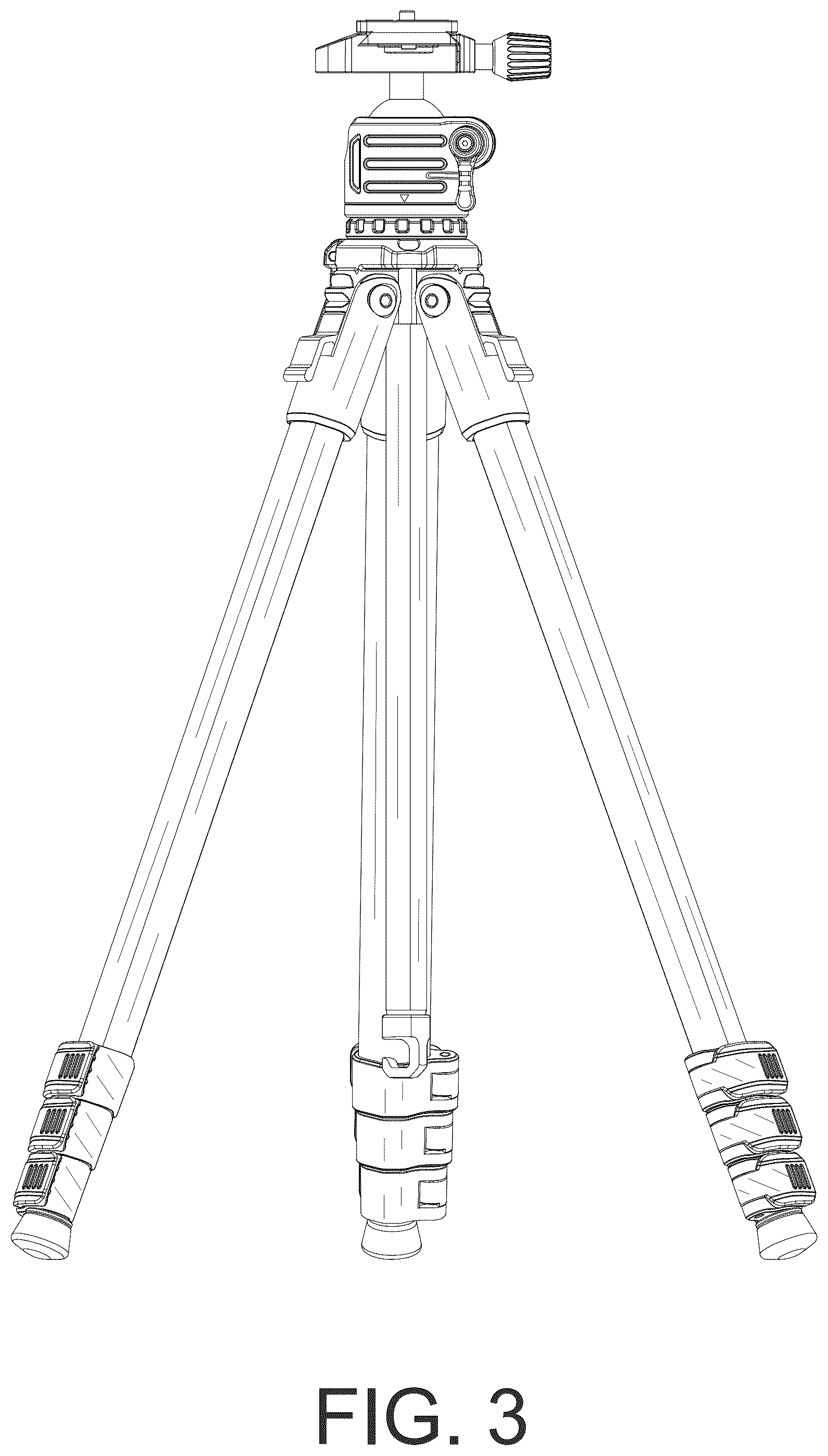 Patent USD1077036 Figure 3 – Tripod