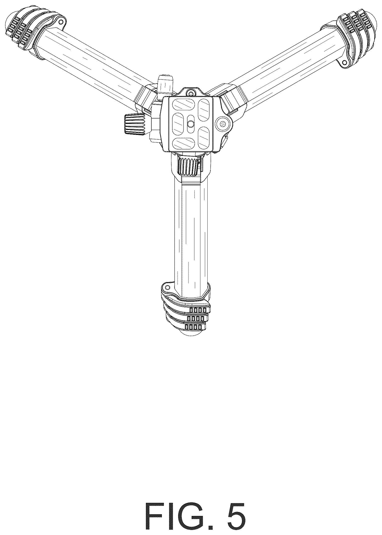 Patent USD1077036 Figure 5 – Tripod