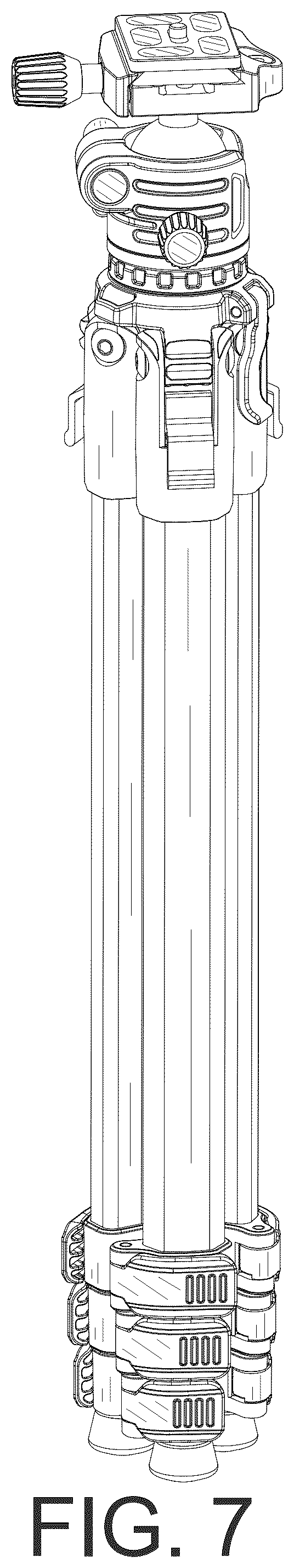 Patent USD1077036 Figure 7 – Tripod