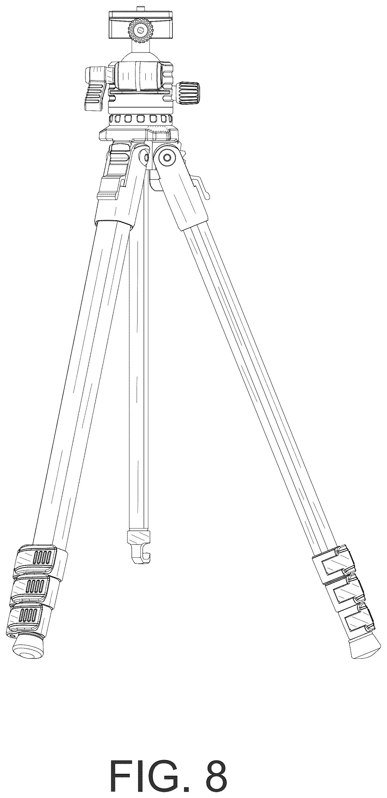 Patent USD1077036 Figure 8 – Tripod