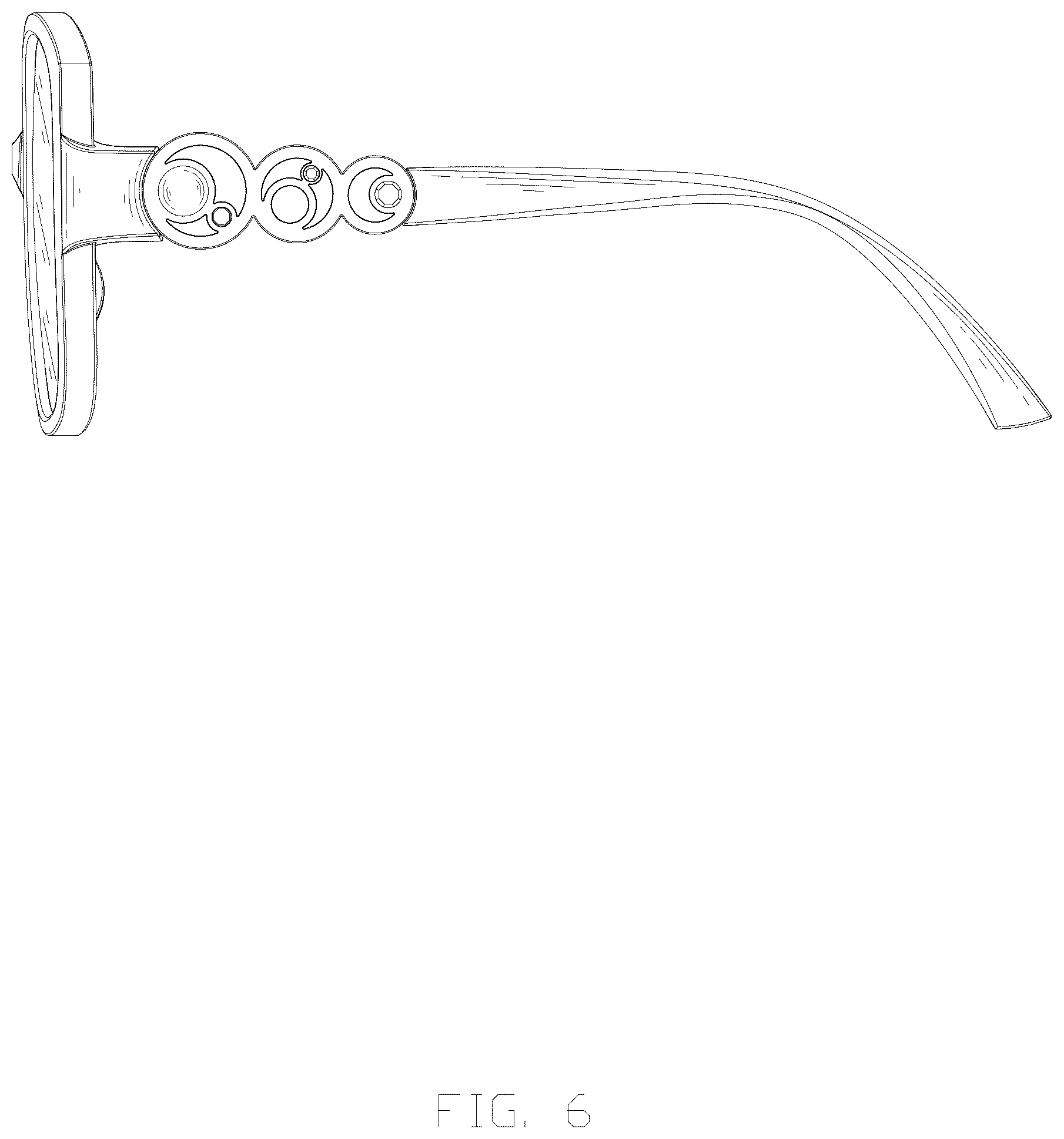 Patent USD1077039 Figure 6 – Sunglasses