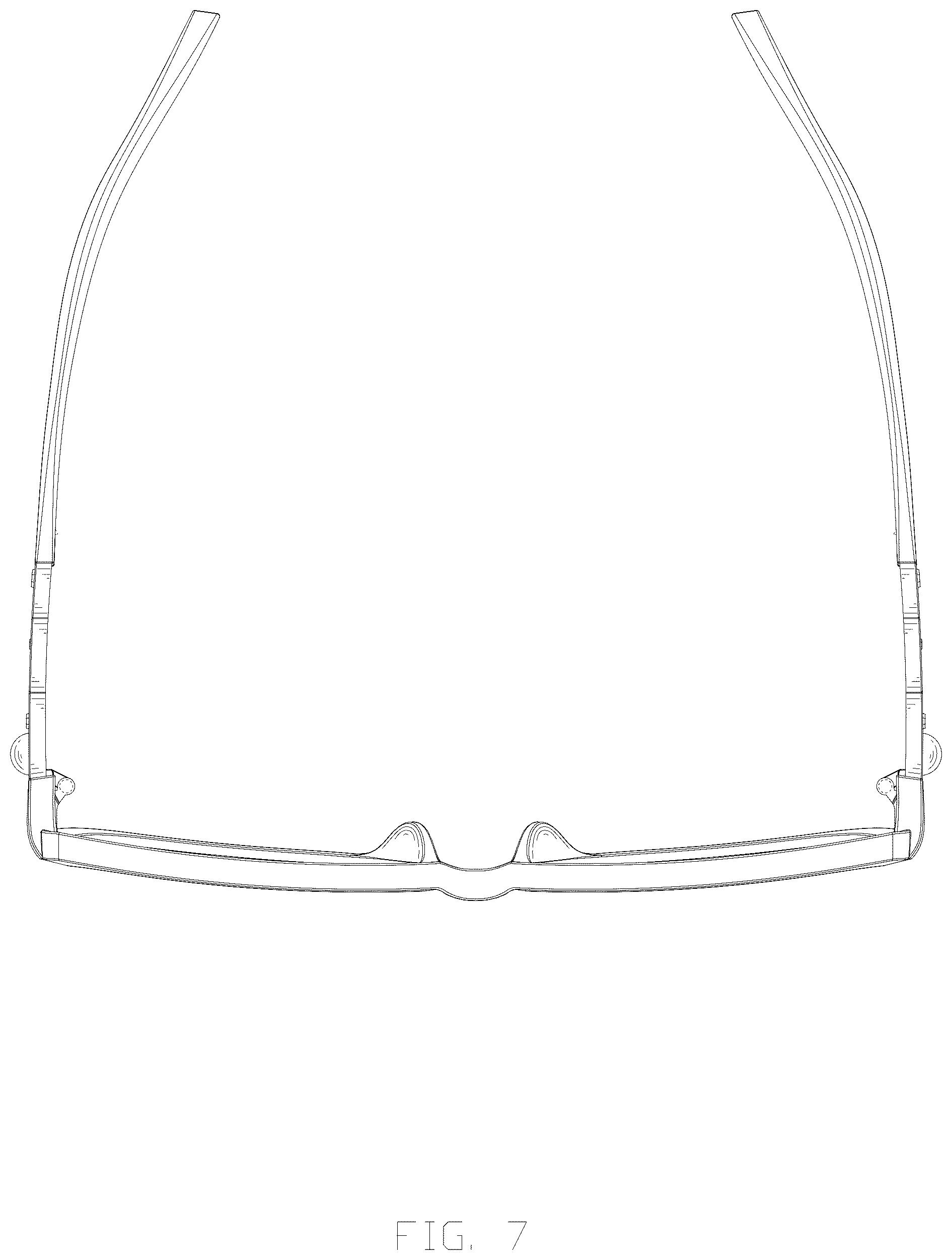 Patent USD1077039 Figure 7 – Sunglasses