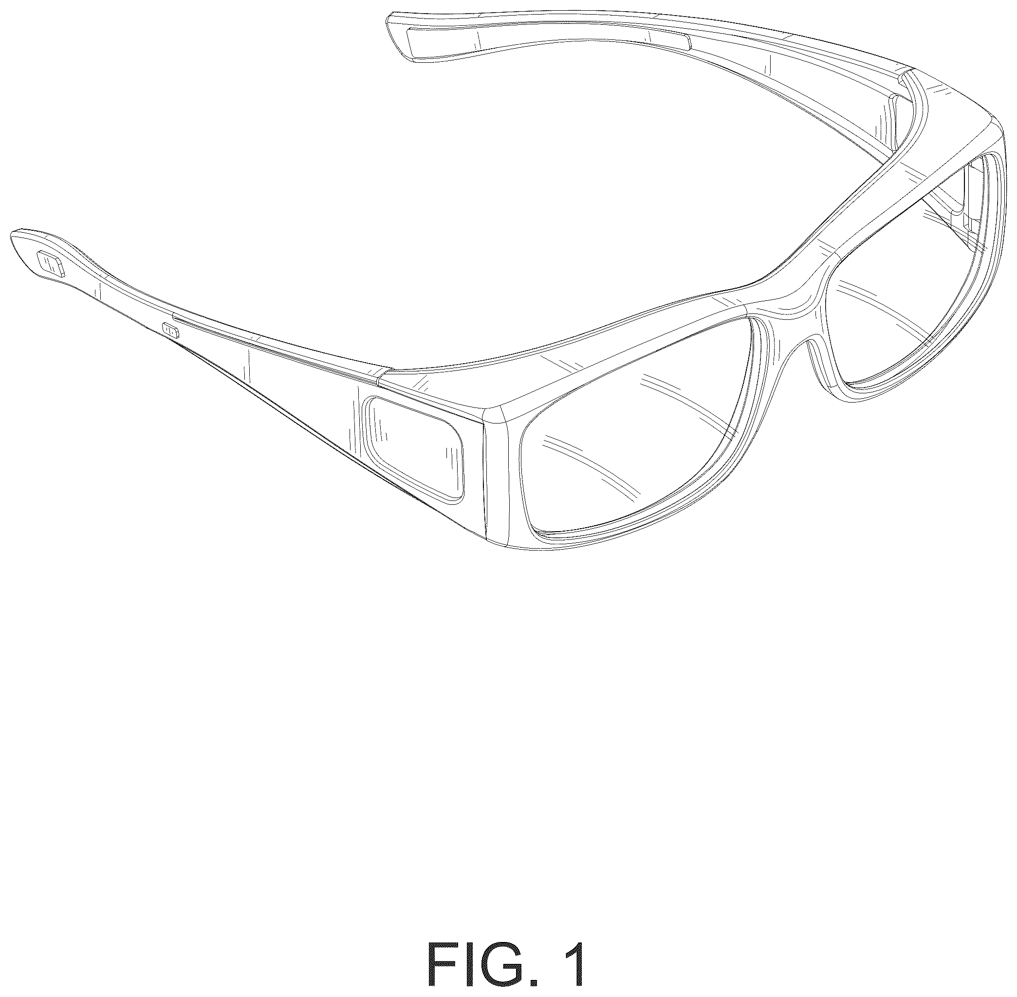 Patent USD1077040 Figure 1 – Eyewear