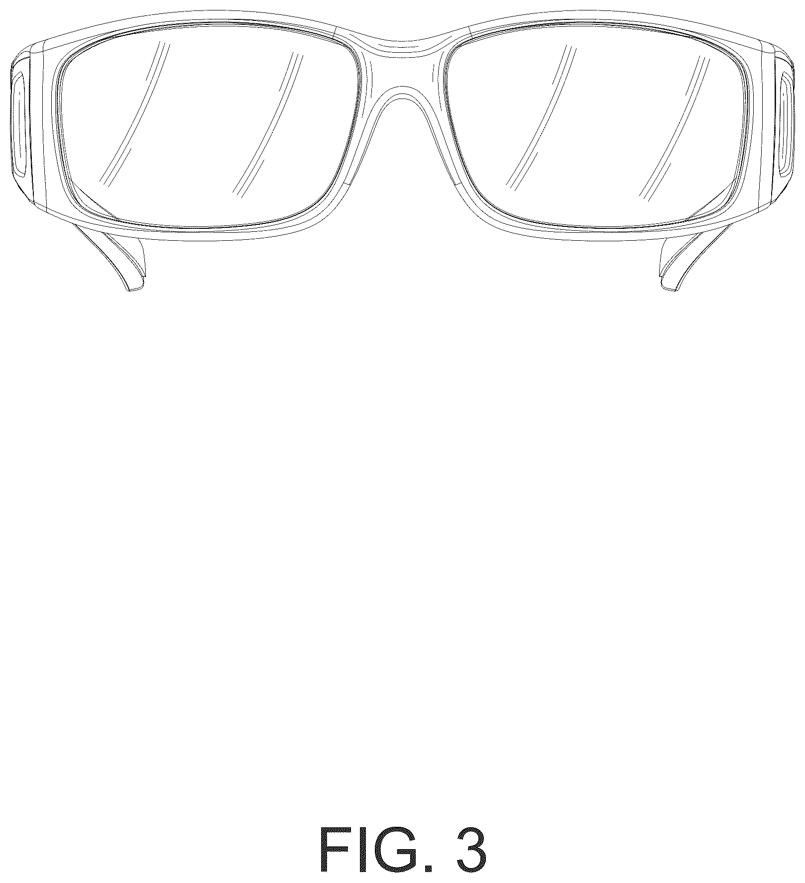 Patent USD1077040 Figure 3 – Eyewear