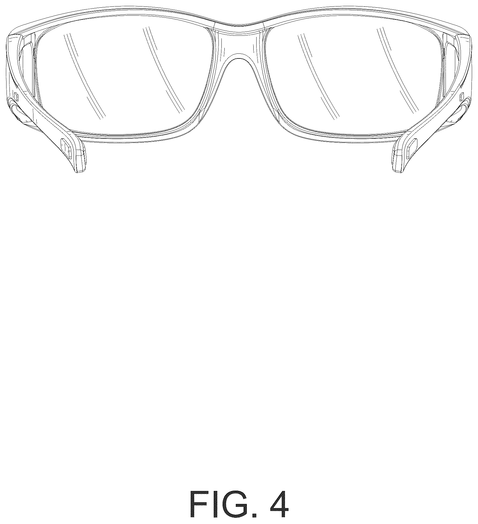 Patent USD1077040 Figure 4 – Eyewear