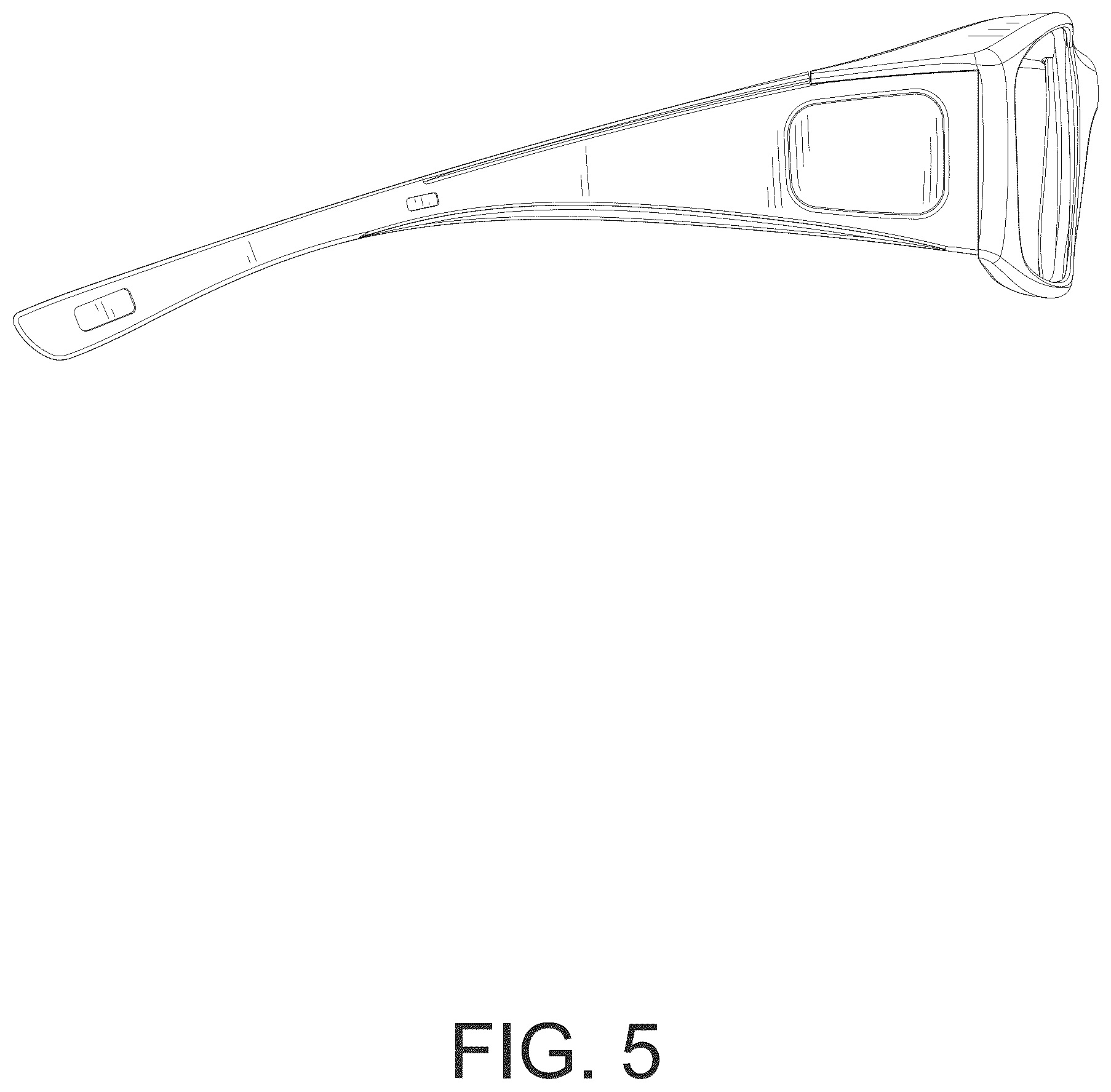 Patent USD1077040 Figure 5 – Eyewear
