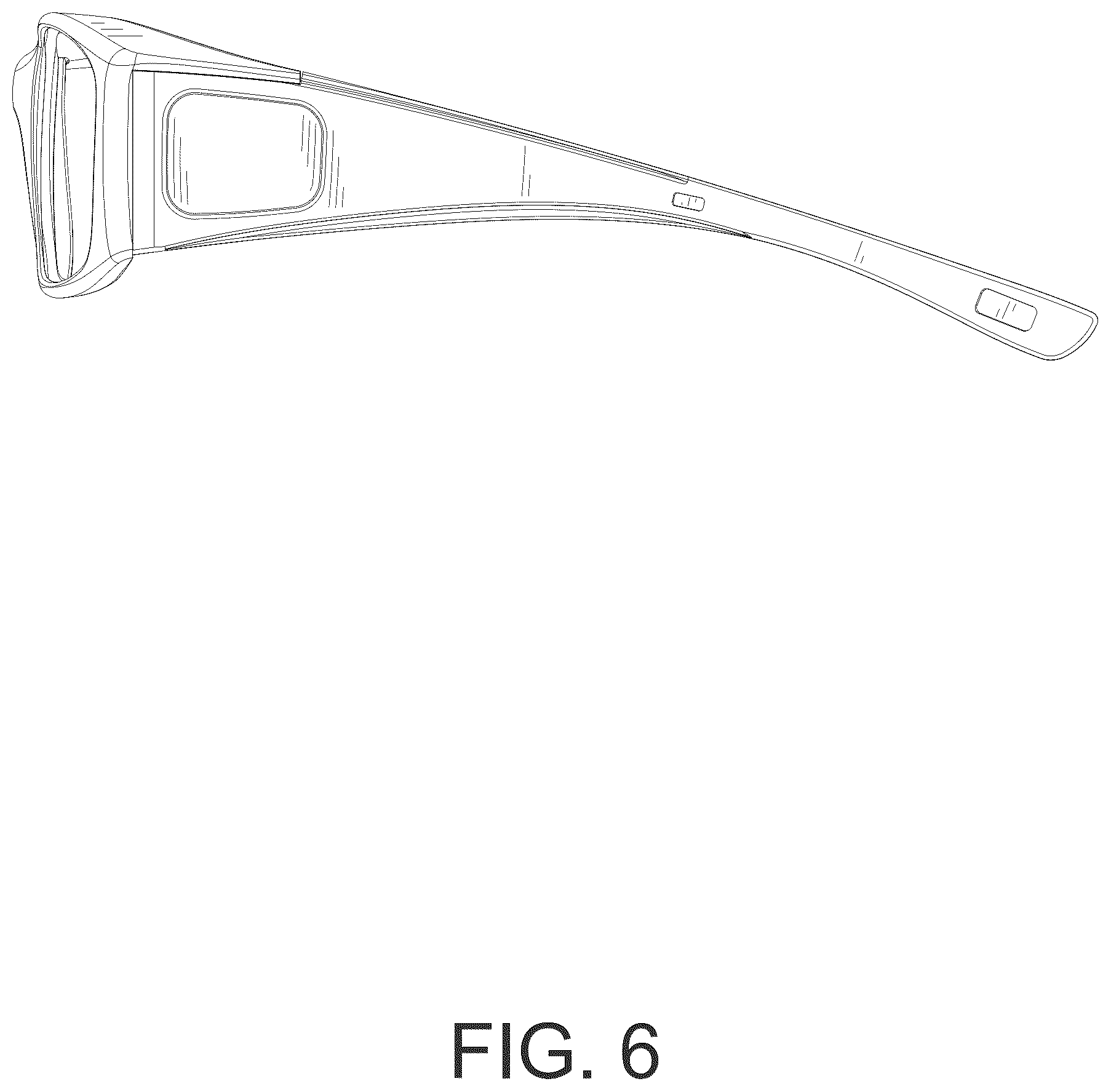 Patent USD1077040 Figure 6 – Eyewear