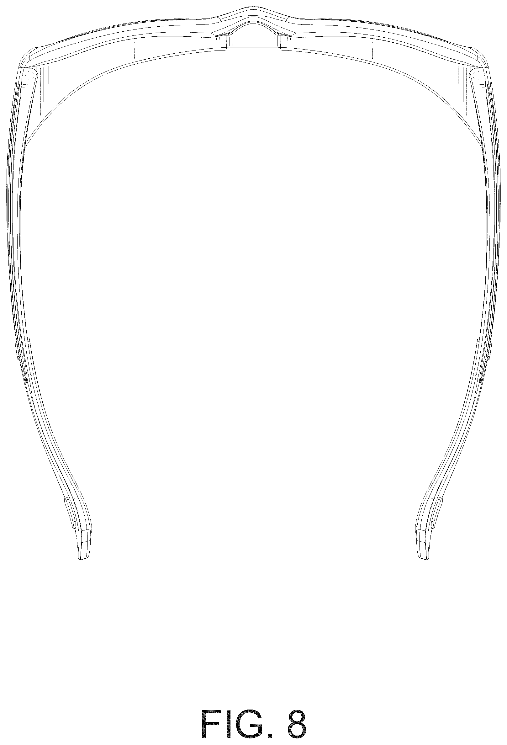 Patent USD1077040 Figure 8 – Eyewear