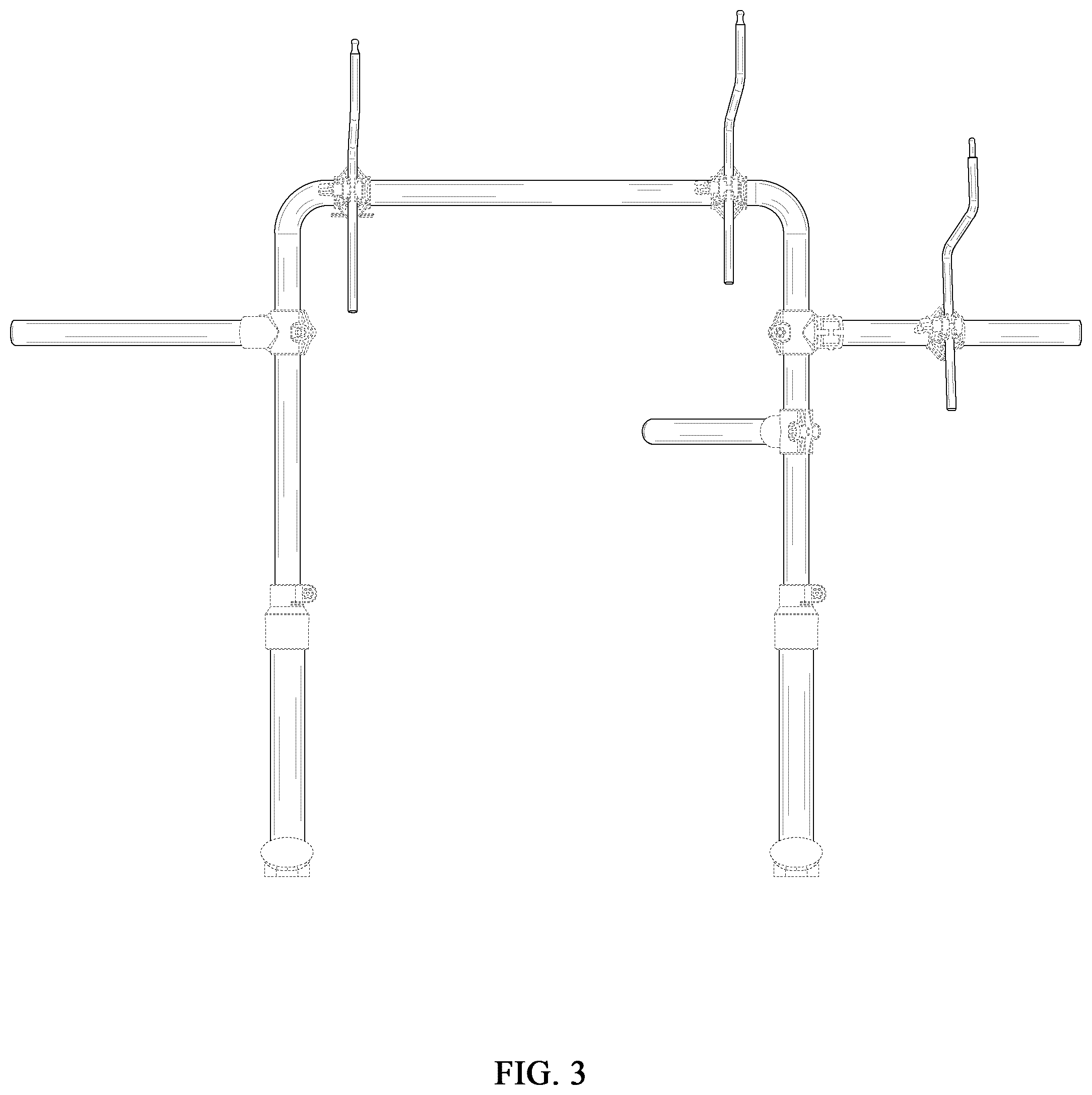 Patent USD1077042 Figure 3 – Stand for drum kit
