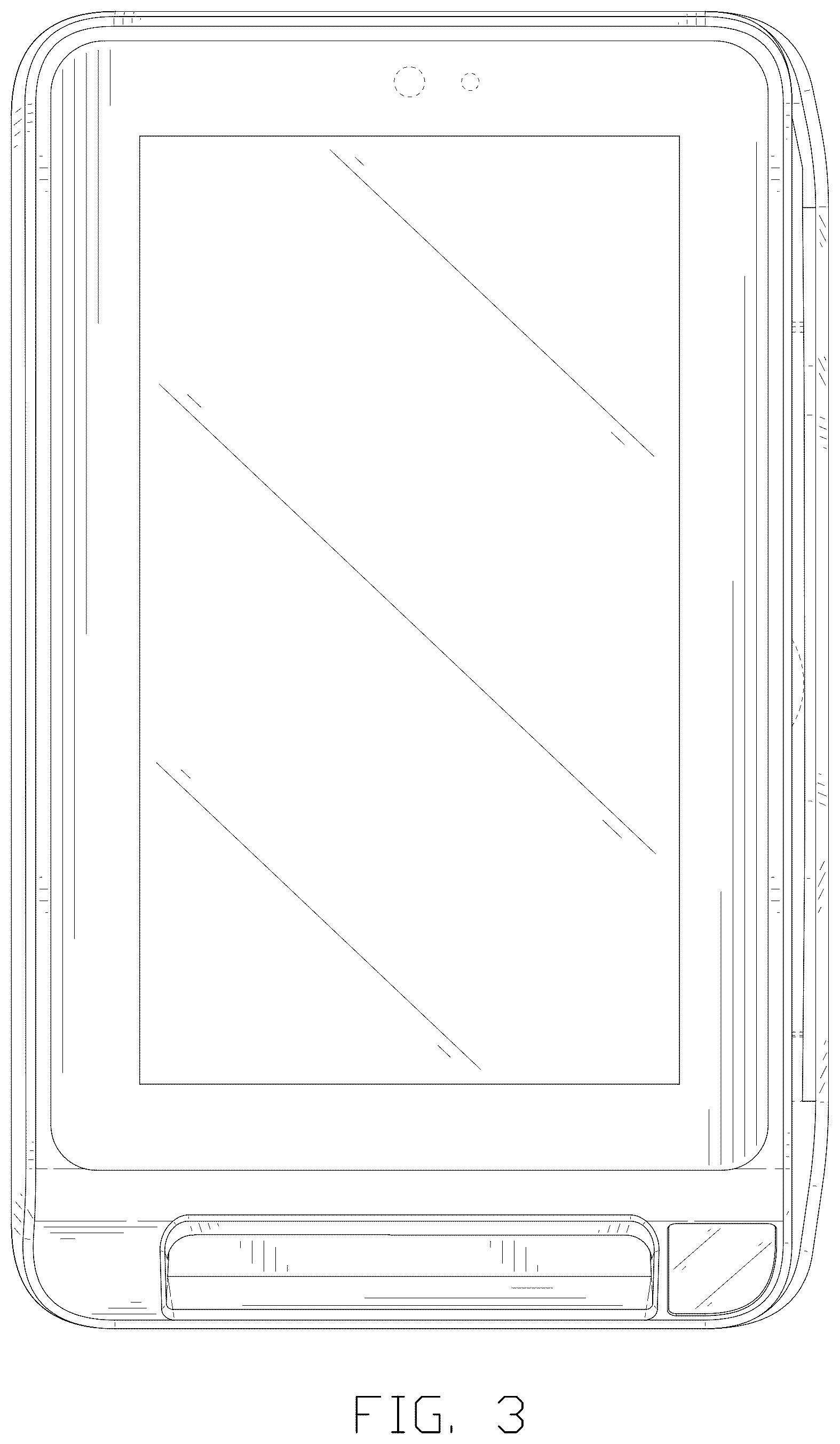 Patent USD1077043 Figure 3 – Point-of-sale terminal
