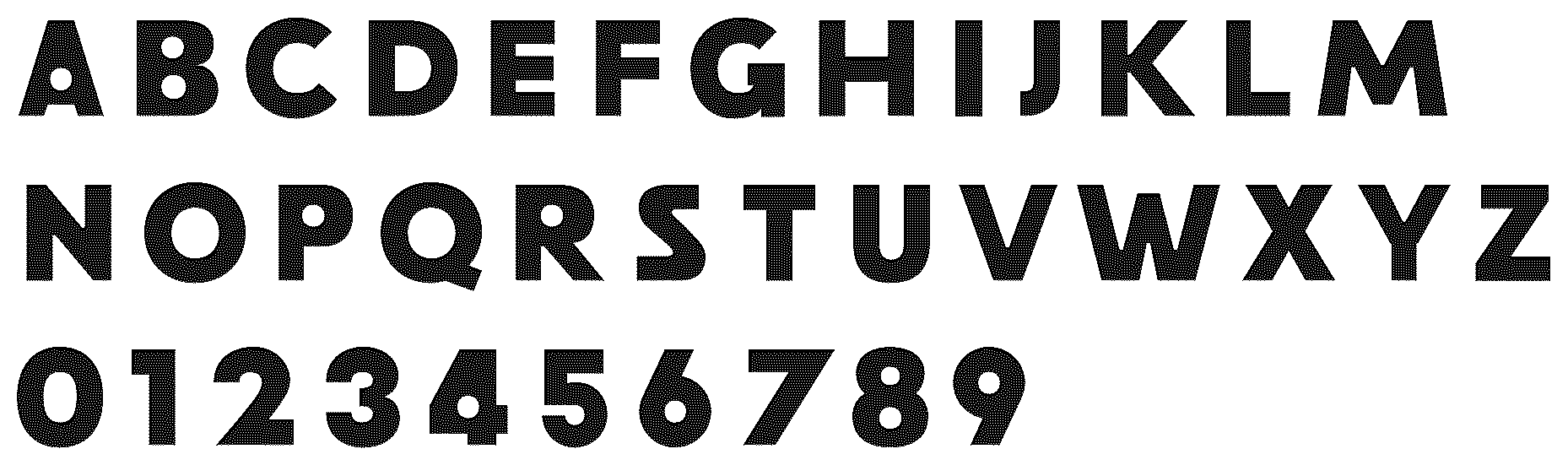 Patent USD1077044 Figure 1 – Type font