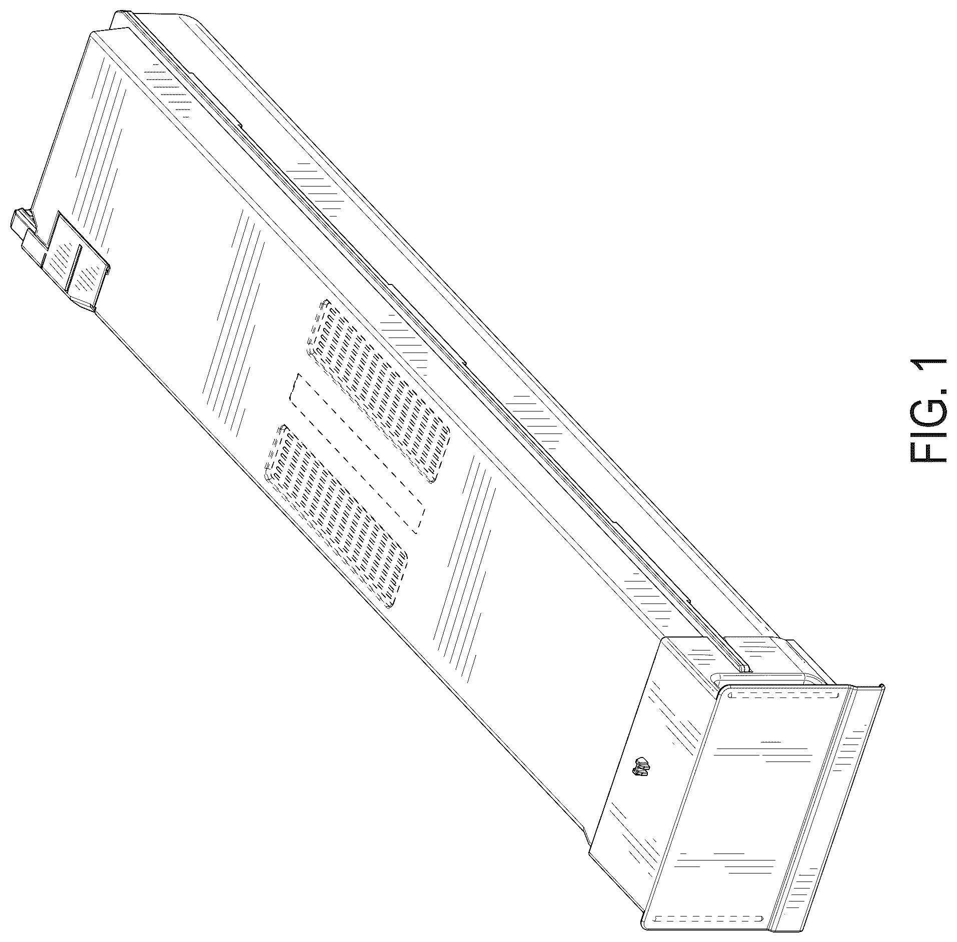 Patent USD1077045 Figure 1 – Toner cartridge