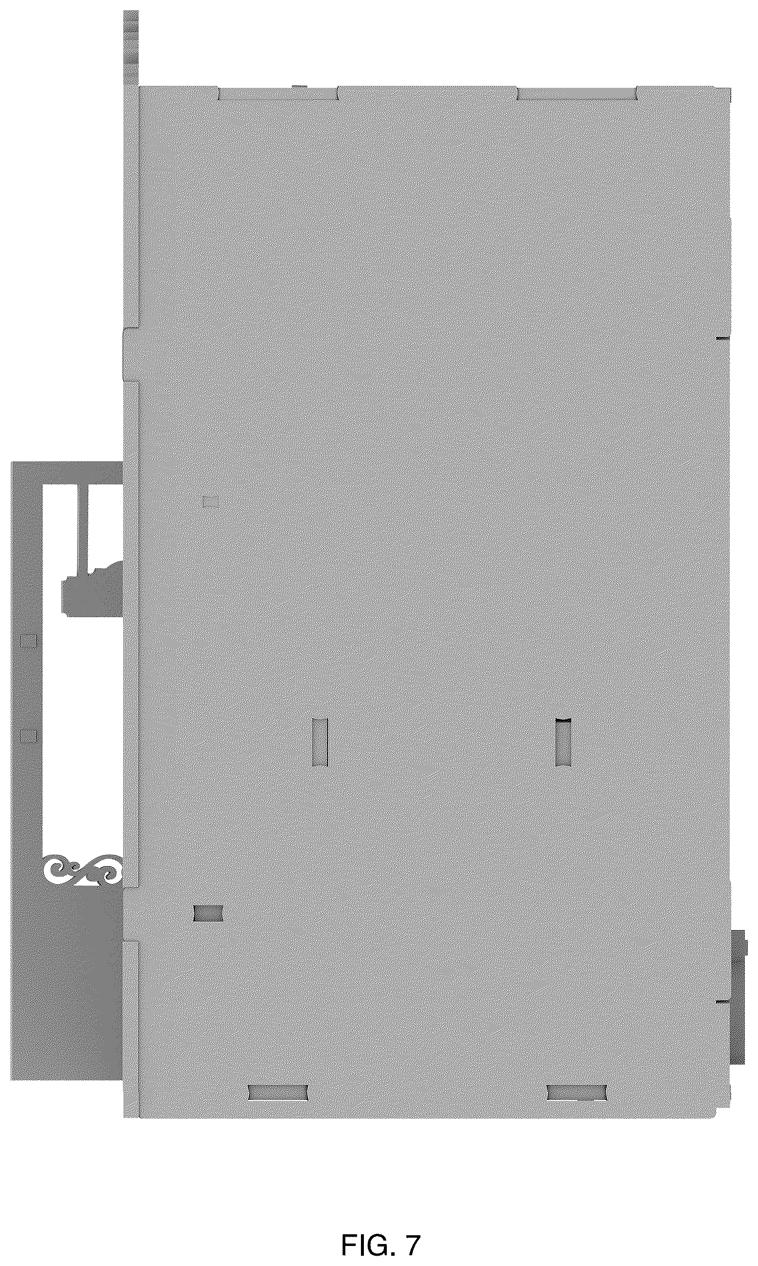 Patent USD1077047 Figure 7 – Book end