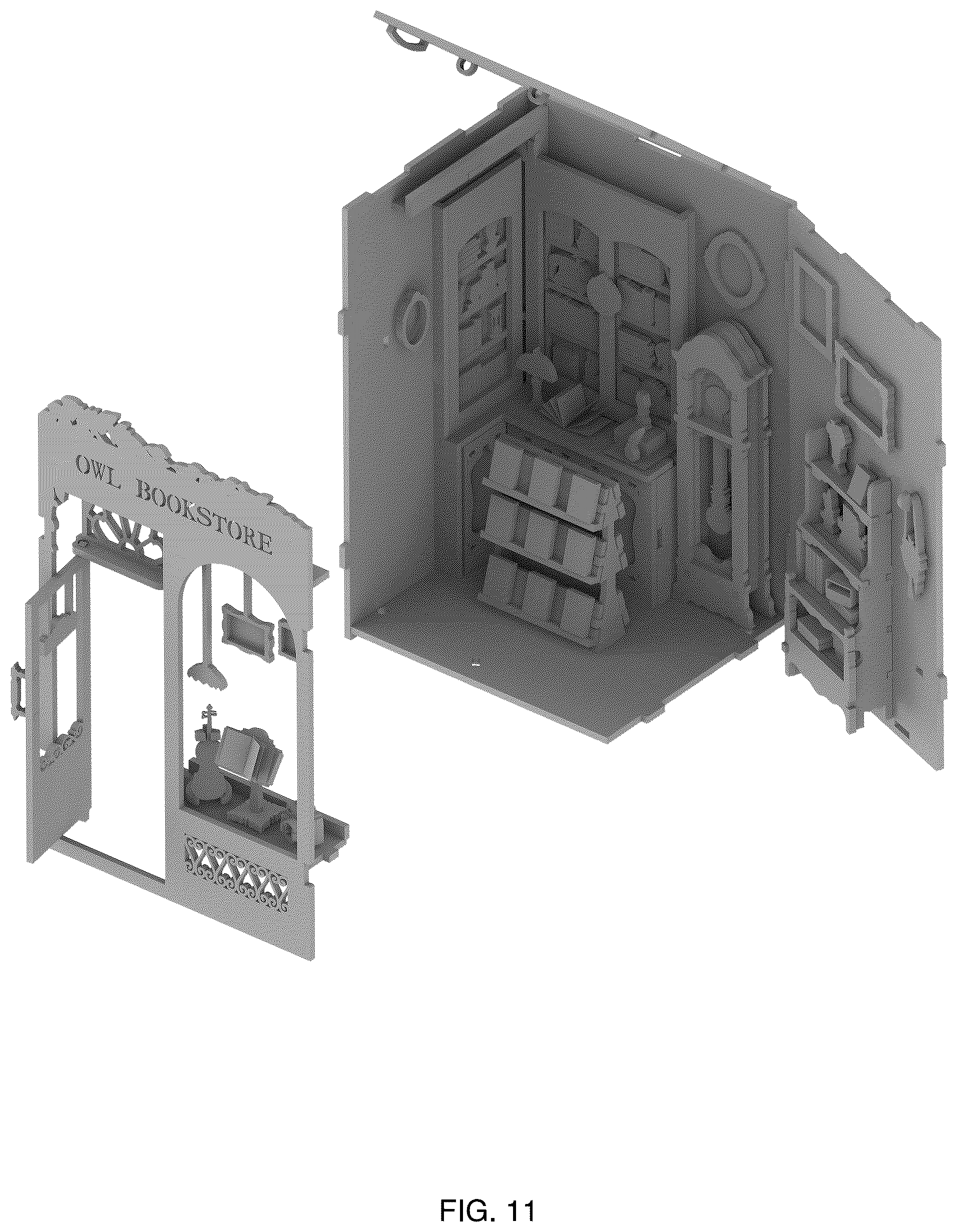 Patent USD1077047 Figure 11 – Book end