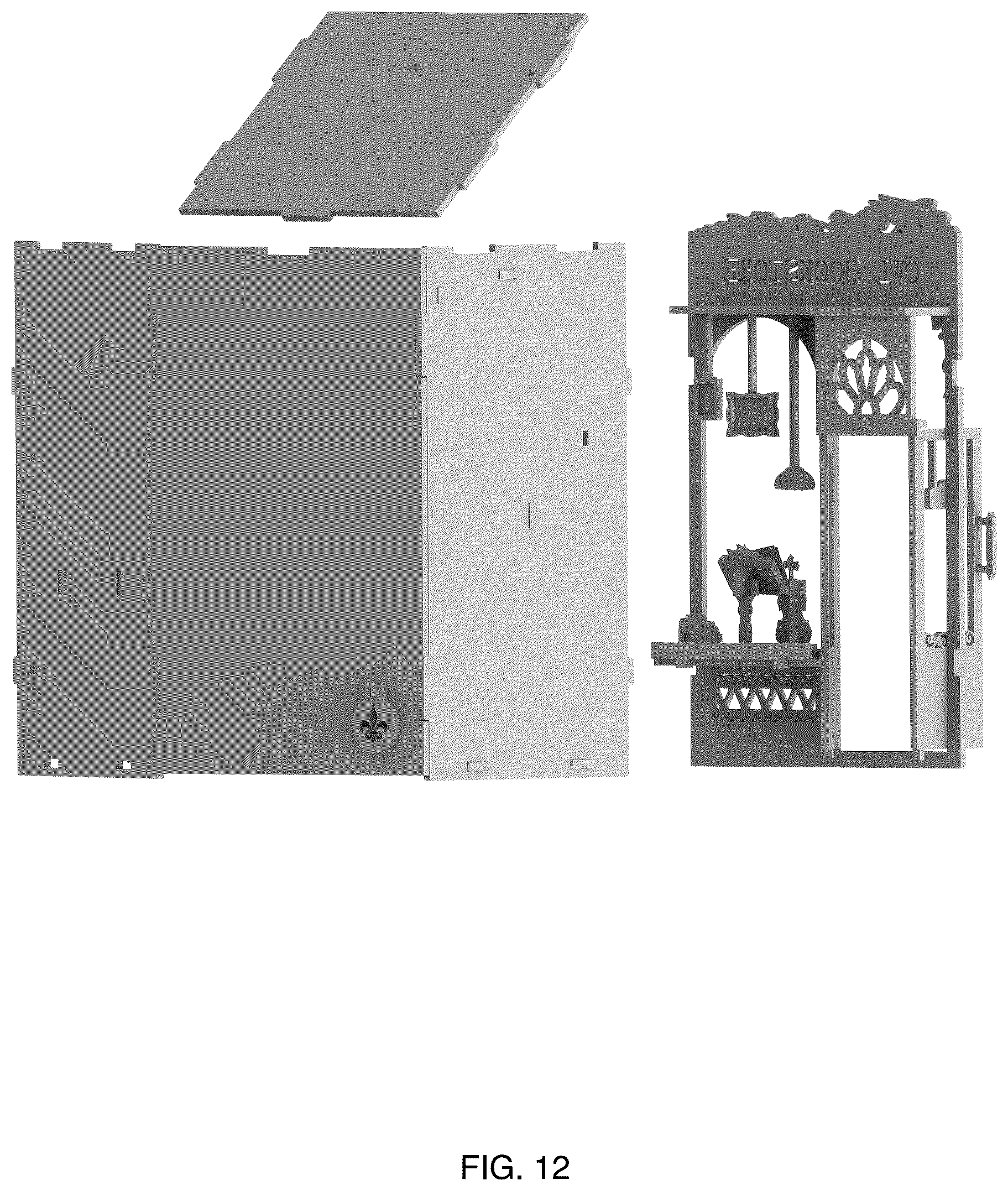 Patent USD1077047 Figure 12 – Book end
