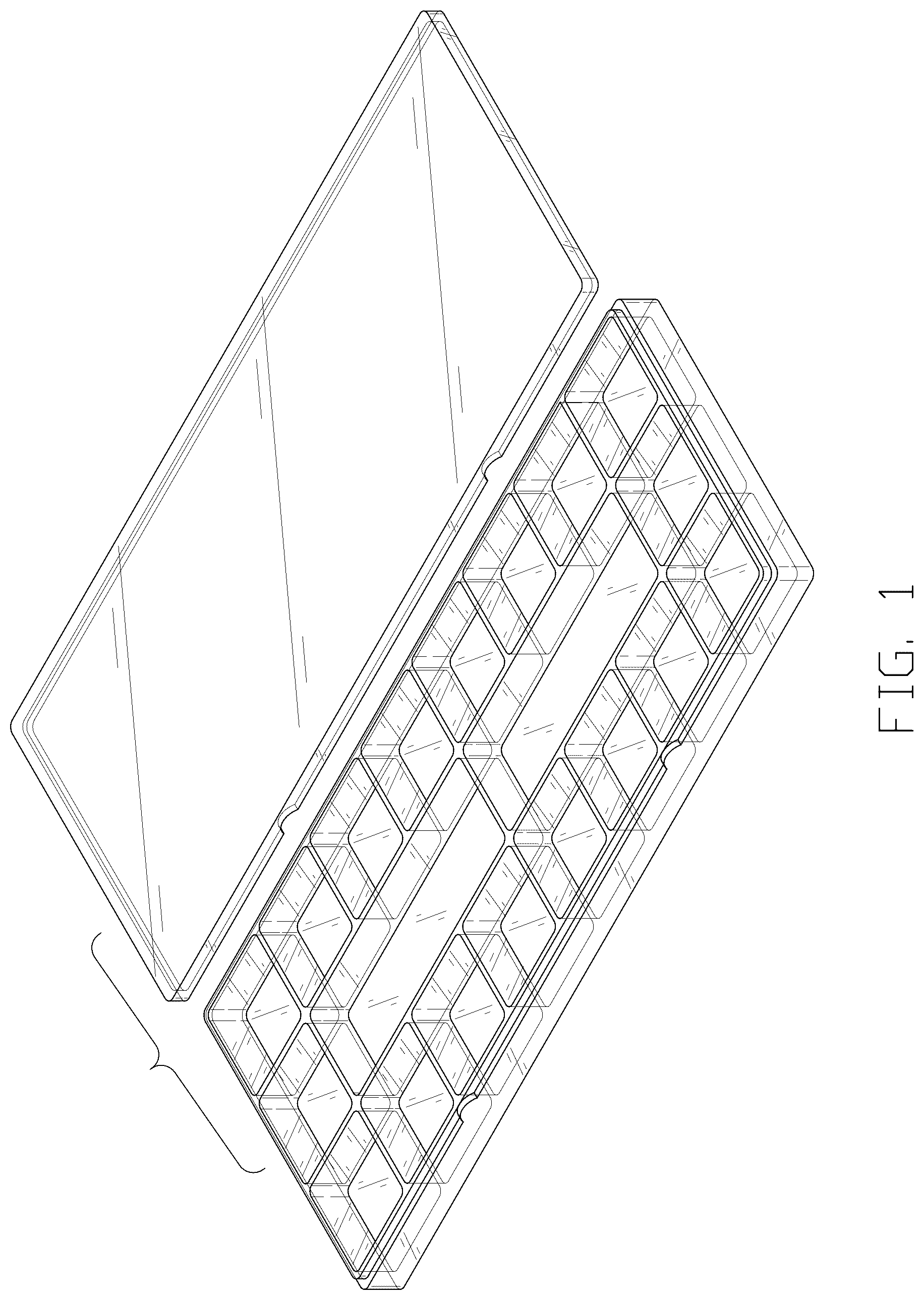 Patent USD1077048 Figure 1 – Face painting kit box