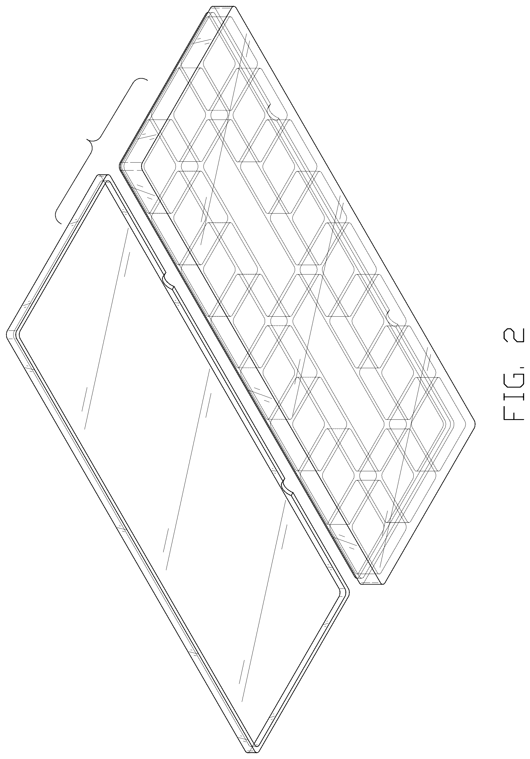 Patent USD1077048 Figure 2 – Face painting kit box