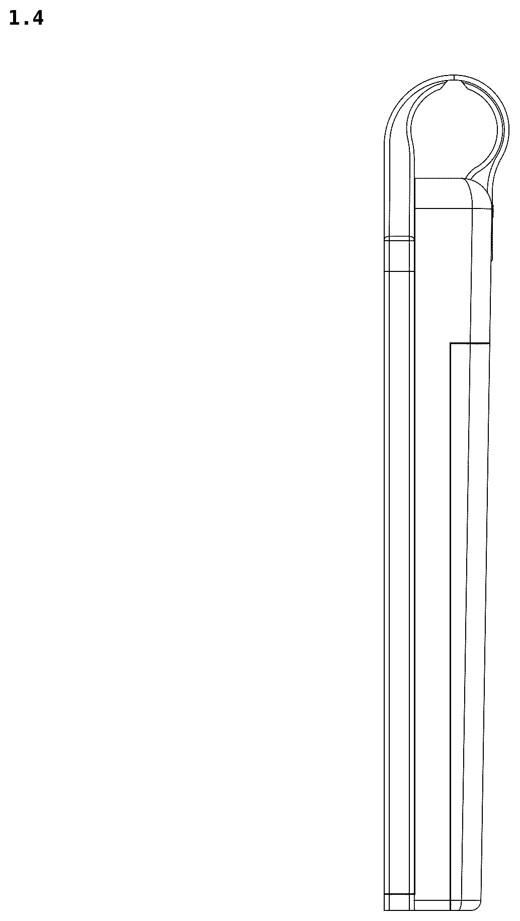 Patent USD1077049 Figure 4 – Electronic shelf label