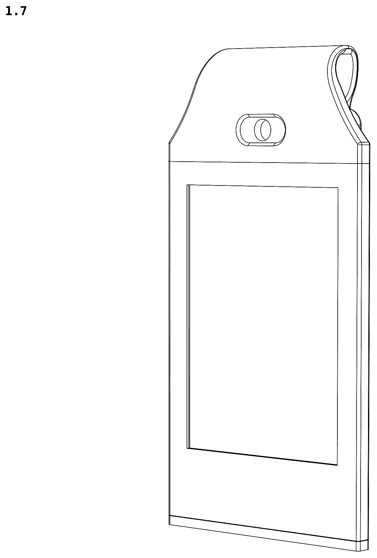 Patent USD1077049 Figure 7 – Electronic shelf label