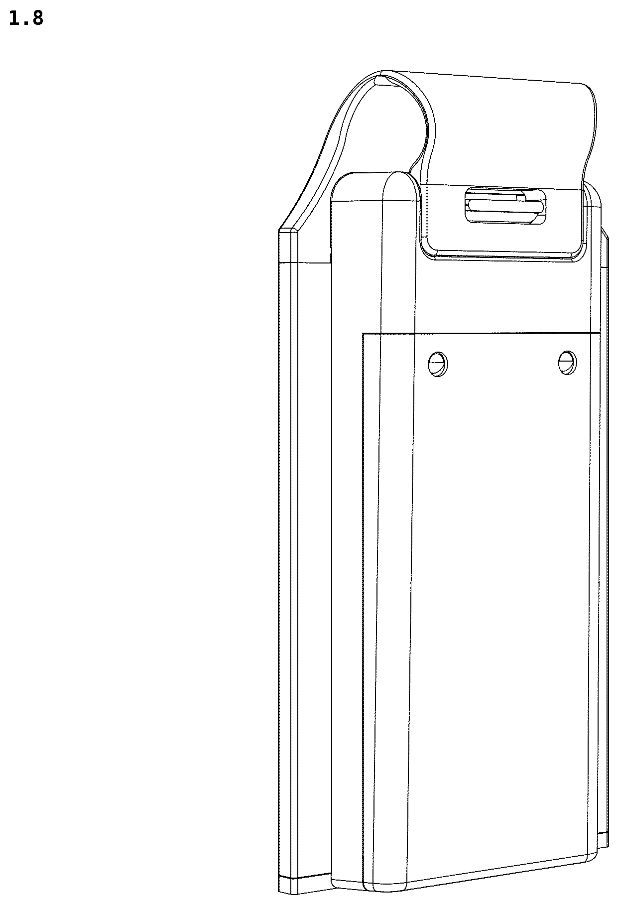 Patent USD1077049 Figure 8 – Electronic shelf label