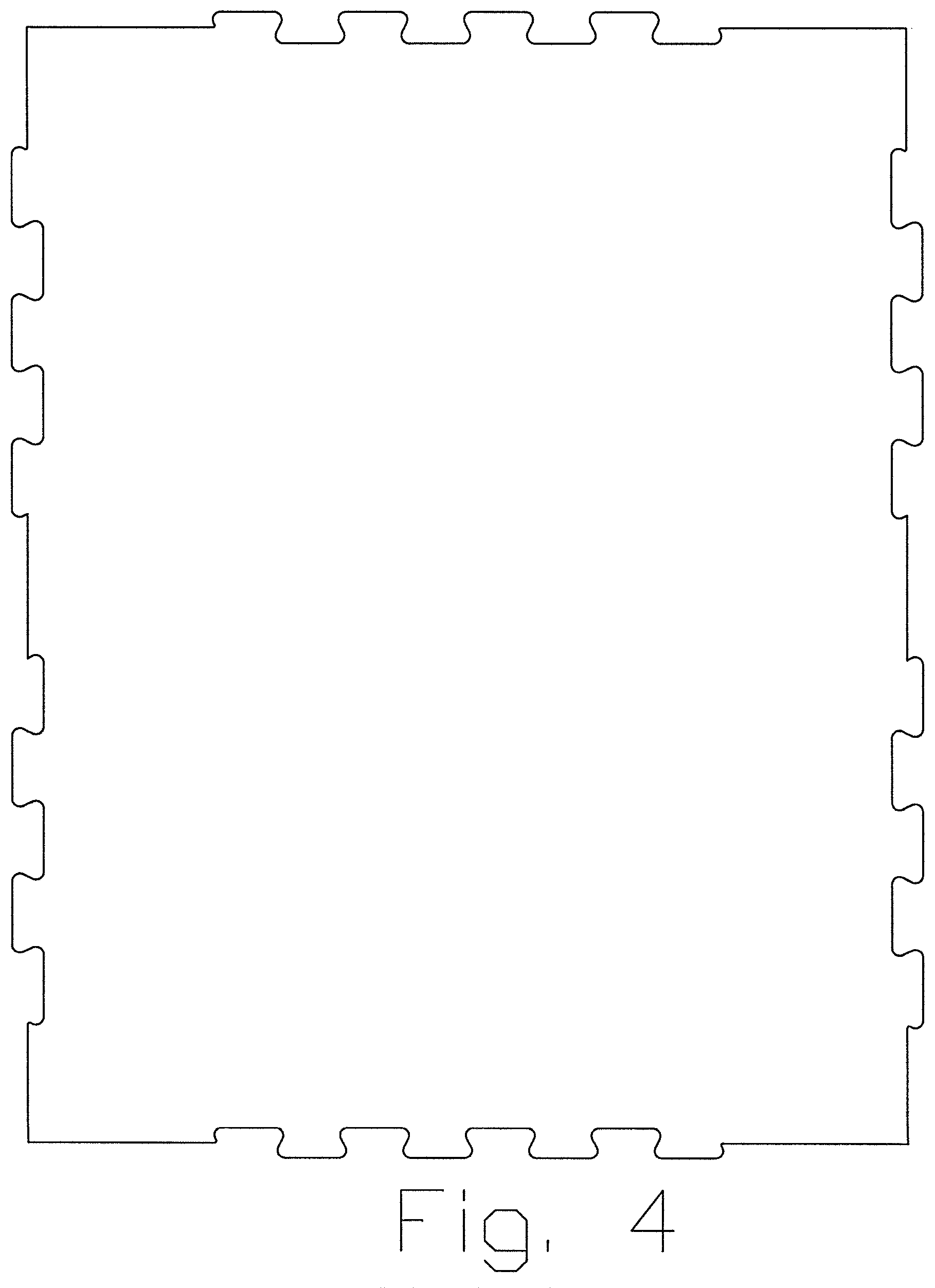 Patent USD1077052 Figure 4 – Interlocking edge game board